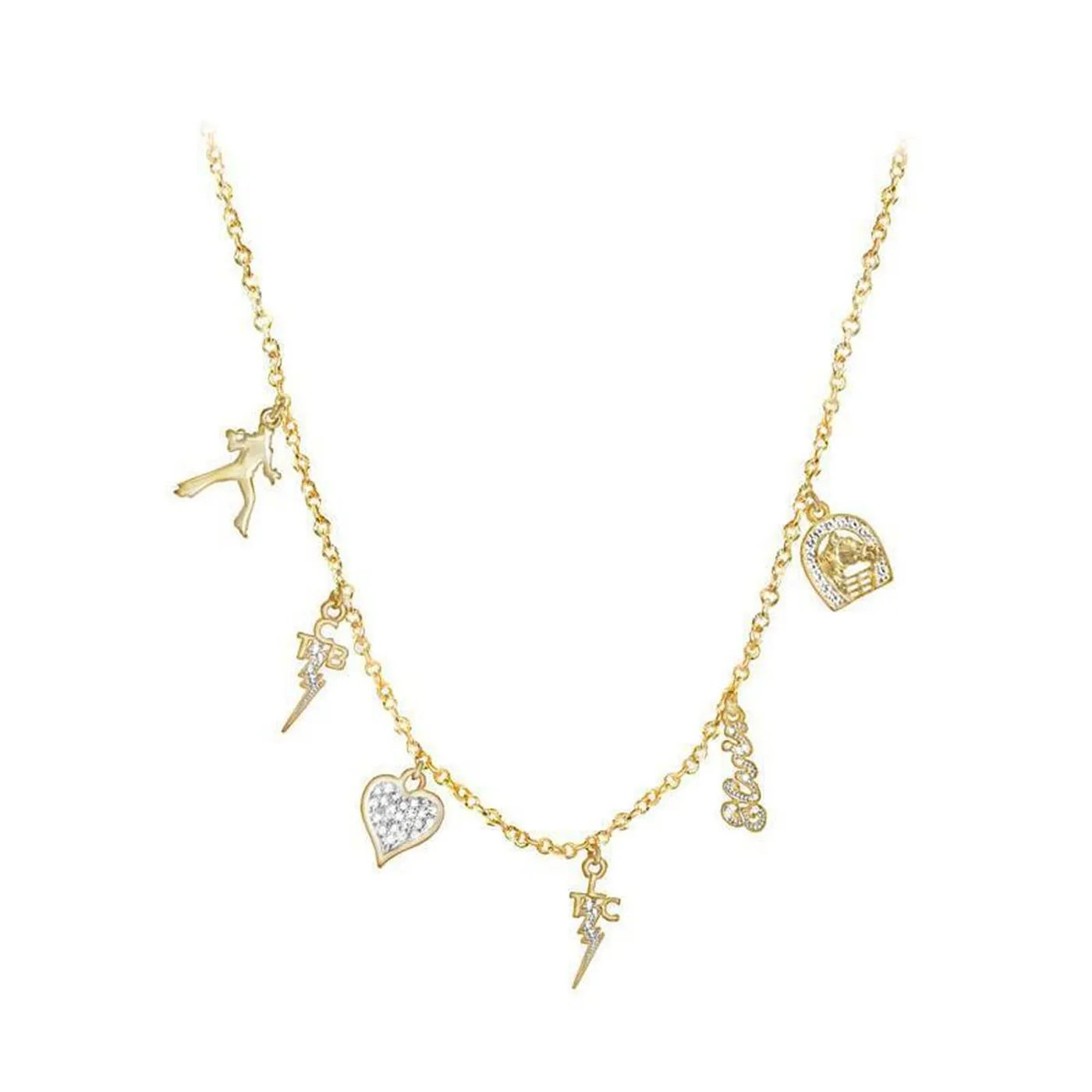 Elvis Presley Lowell Hays Gold Plated Charm Necklace