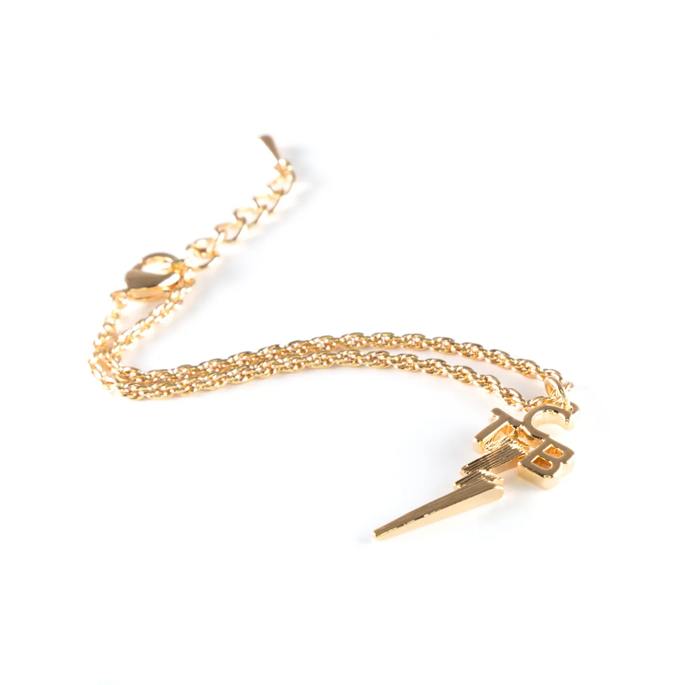 Elvis Presley Lowell Hays TCB 18K Gold Plated Bracelet