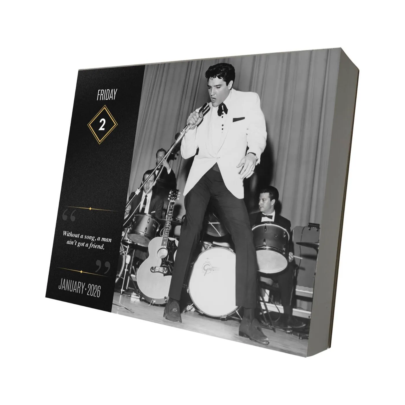 2026 Elvis Presley Day-at-a-Time Box Calendar