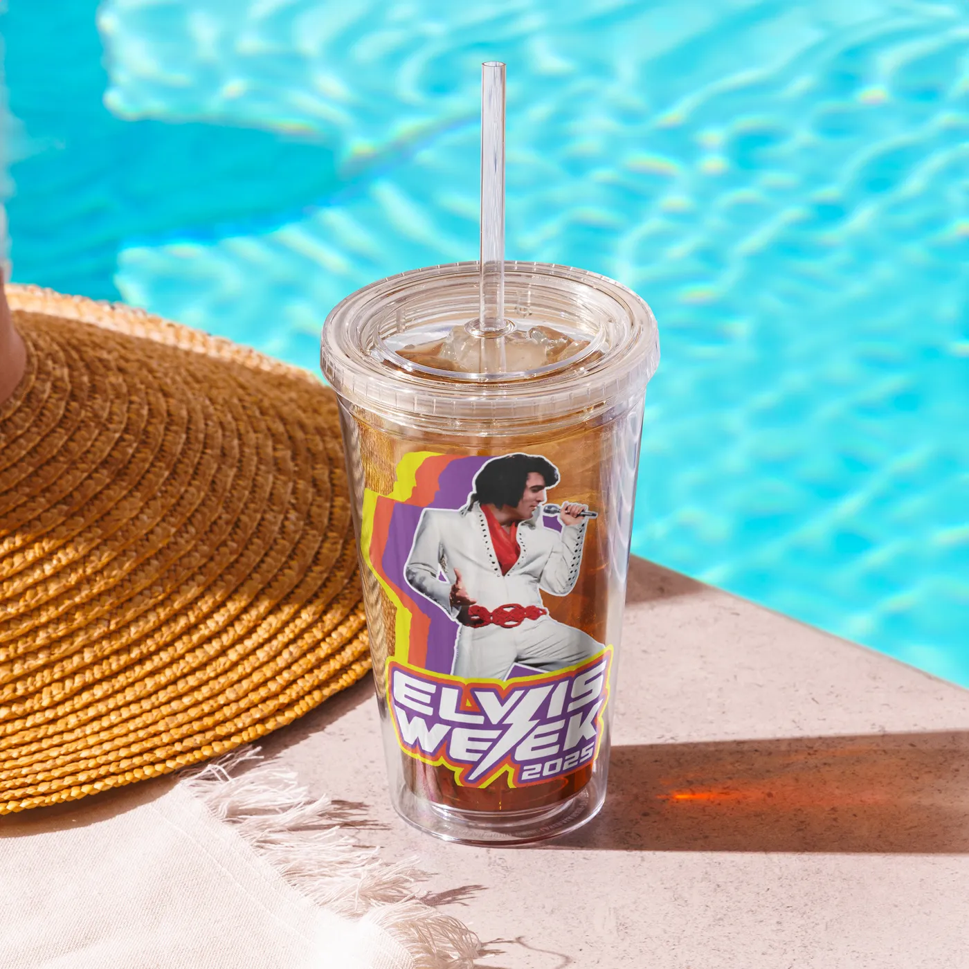 Elvis Presley Week 2025 Double Wall 16oz Plastic Tumbler