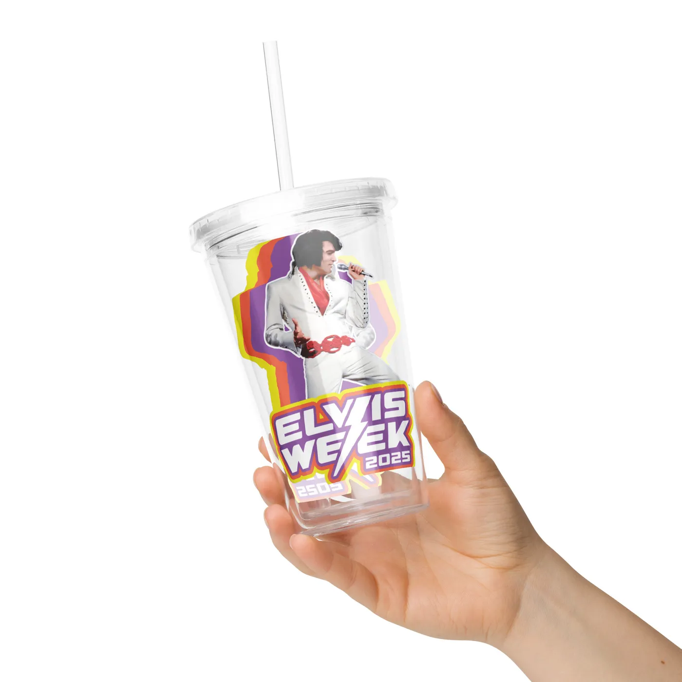 Elvis Presley Week 2025 Double Wall 16oz Plastic Tumbler