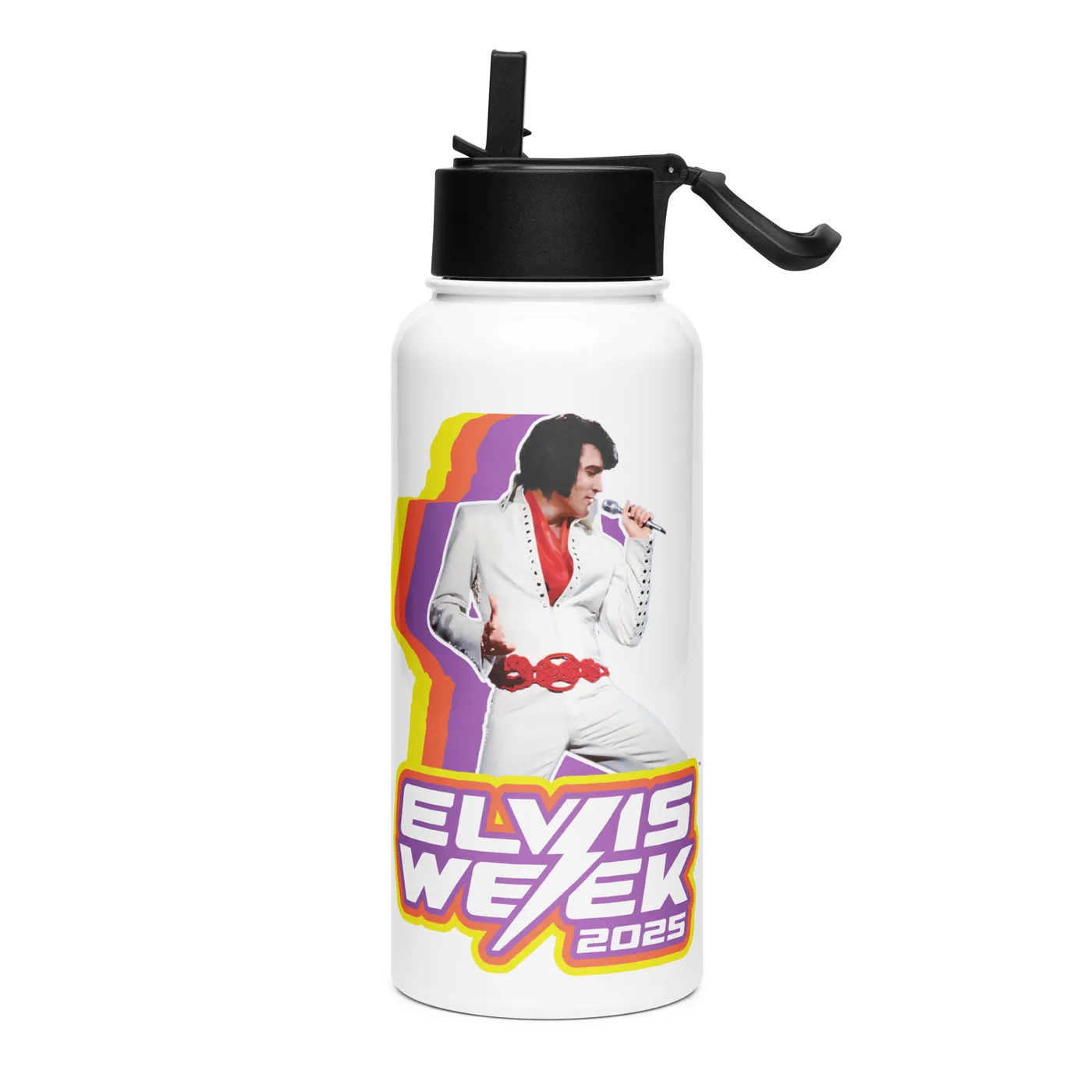 Elvis Presley Week 2025 Stainless Steel 32oz Water Bottle