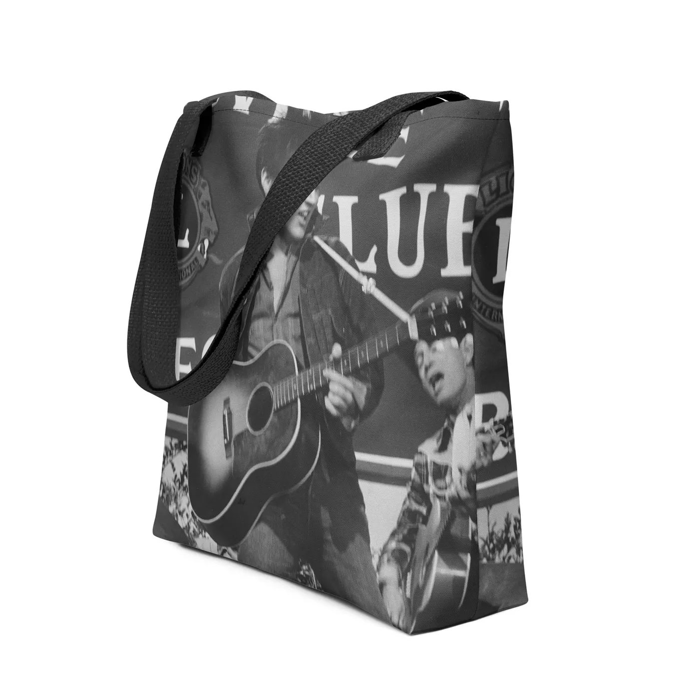 Elvis Presley Guitar All-Over Print Tote Bag