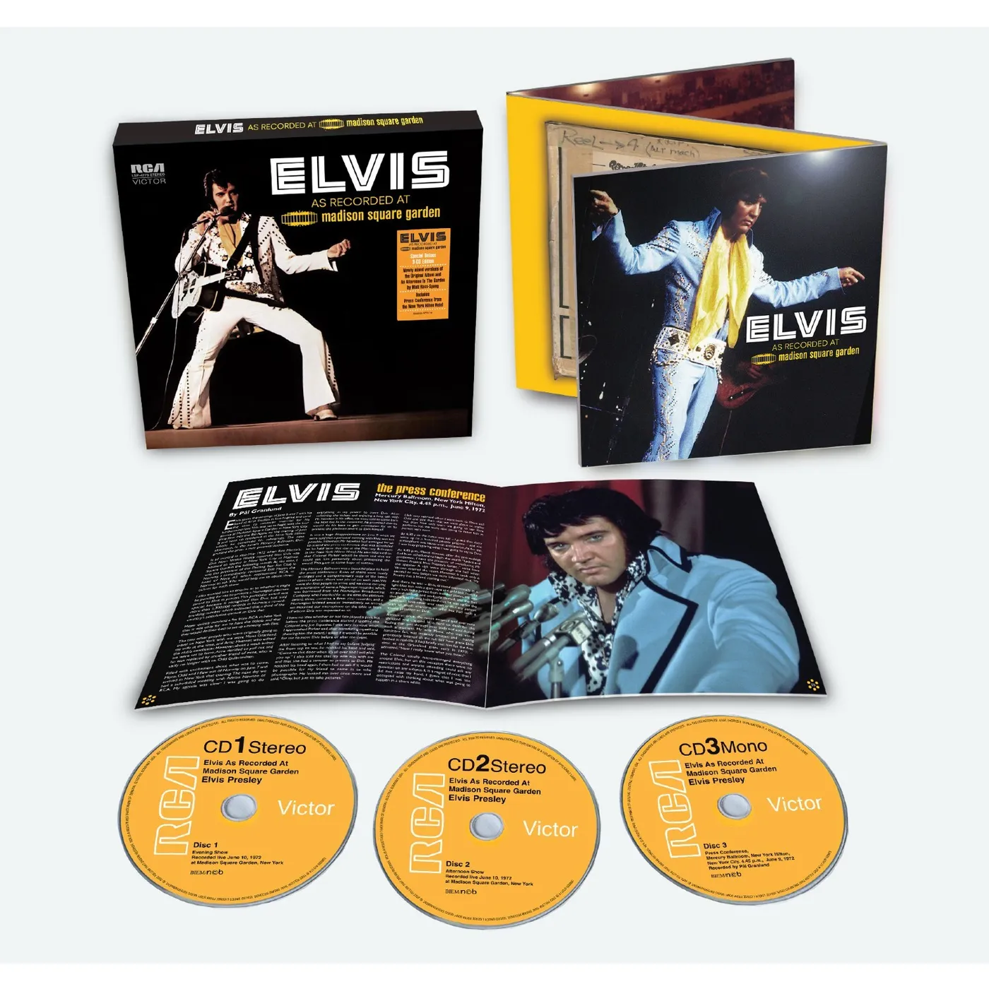 Elvis Presley As Recorded At Madison Square Garden FTD 3 CD