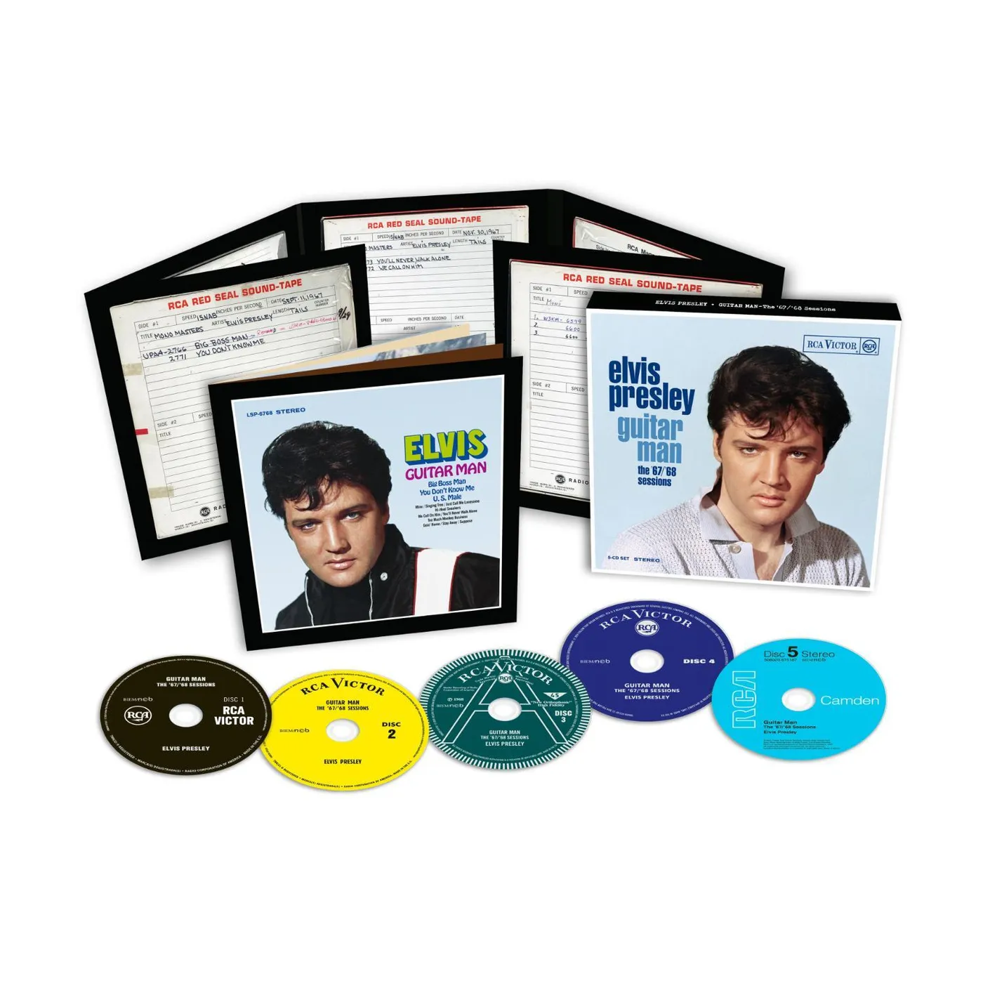 Elvis Presley: Guitar Man the 67/68 Sessions FTD 5 CD Set
