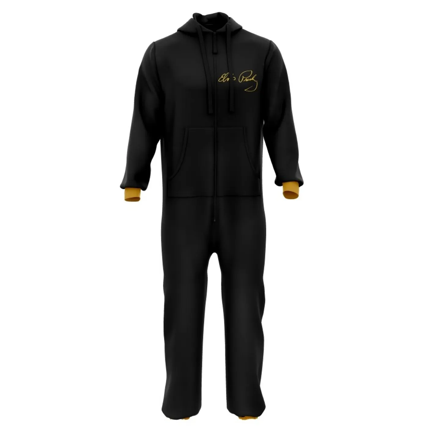 Elvis Presley TCB Signature Embroidered Hooded Onesie