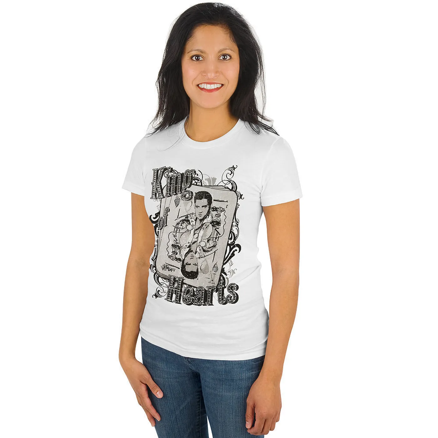 Elvis Presley King of Hearts Women's T-Shirt