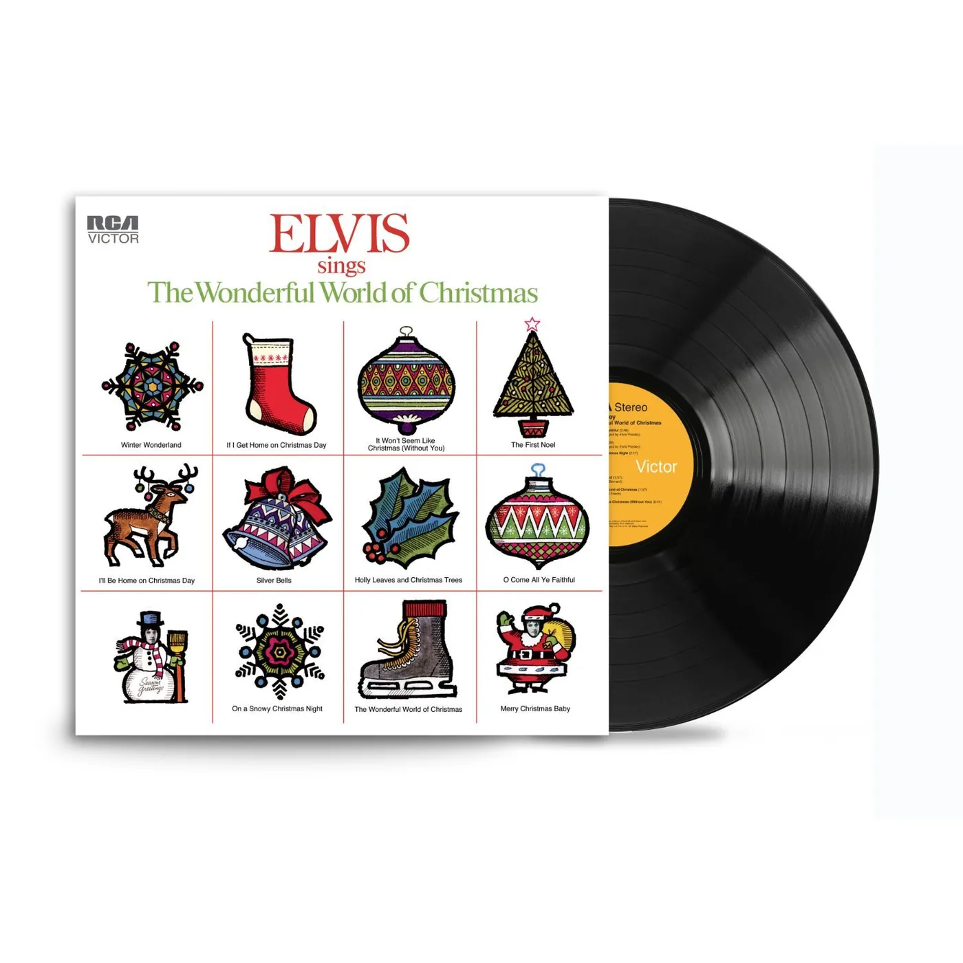 Elvis Presley Sings The Wonderful World Of Christmas LP (Vinyl)
