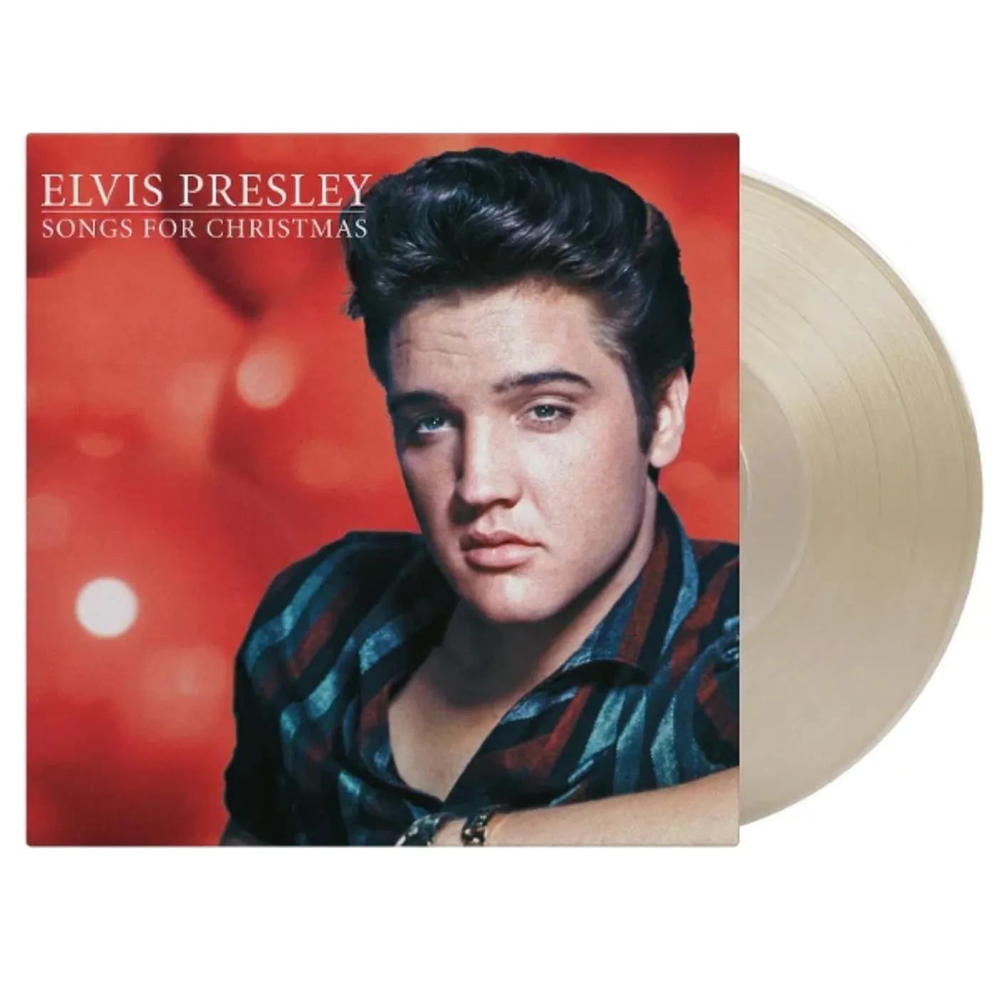 Elvis Presley Songs For Christmas Crystal Clear & Solid Gold 180g Vinyl LP