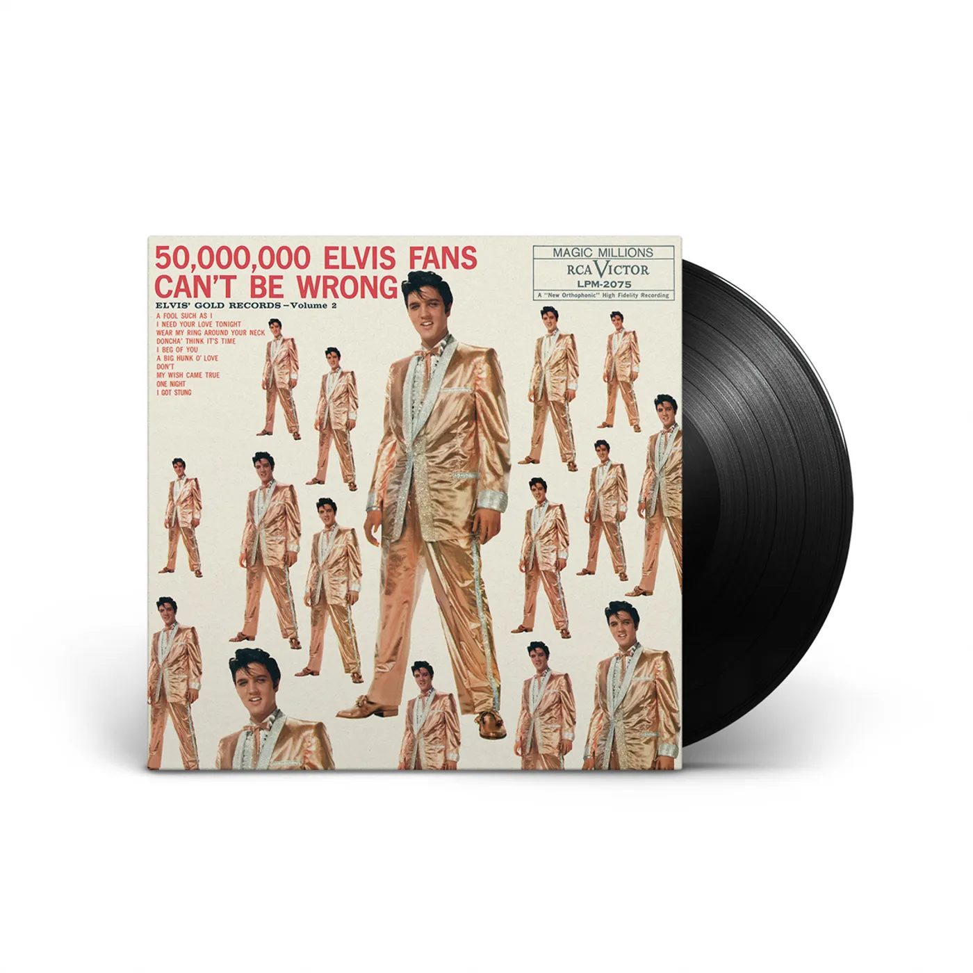 50,000,000 Elvis Presley FANS CAN'T BE WRONG: ELVIS' GOLD RECORDS, VOLUME 2 LP (Vinyl)