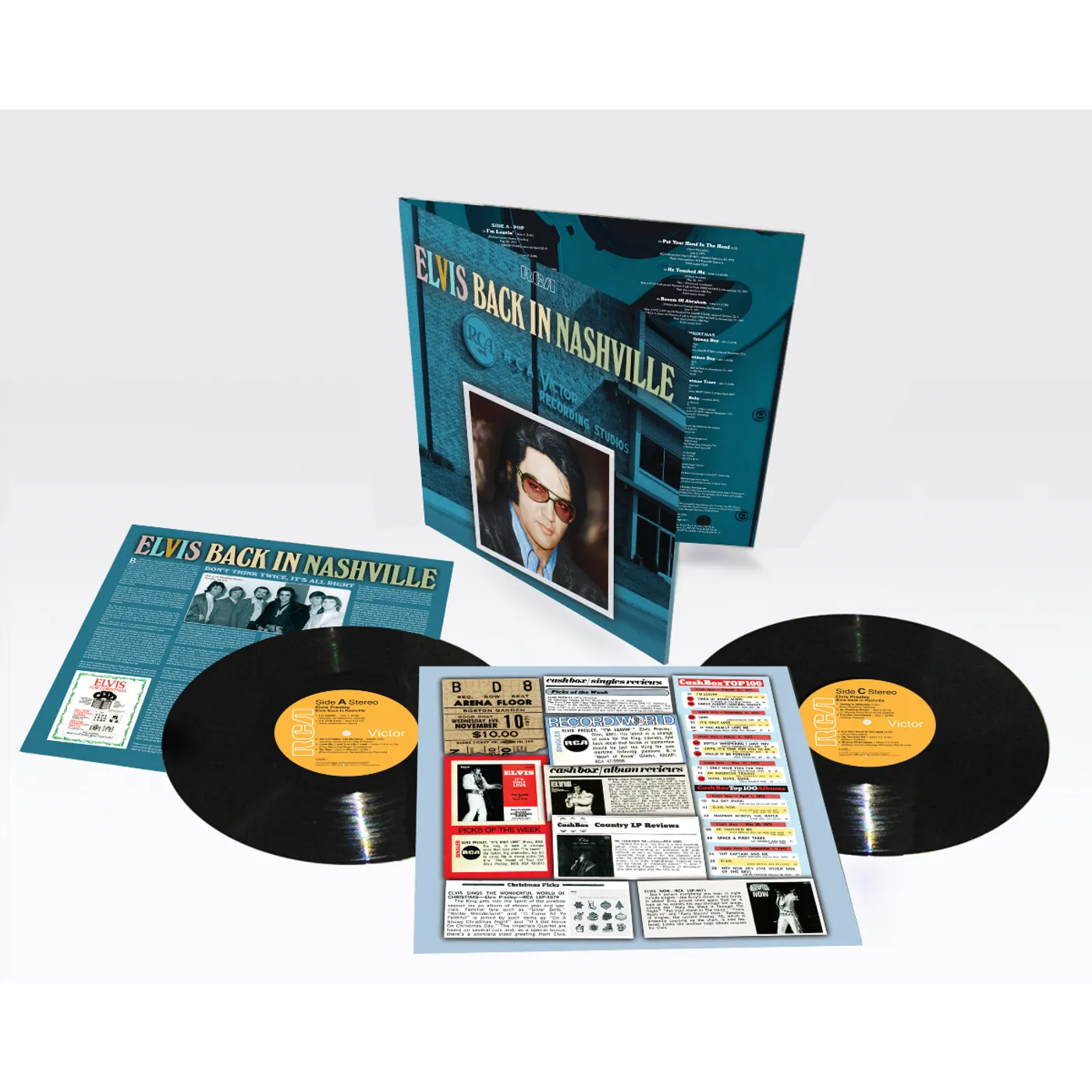 Elvis Presley "Back In Nashville" 2 LP (Vinyl)