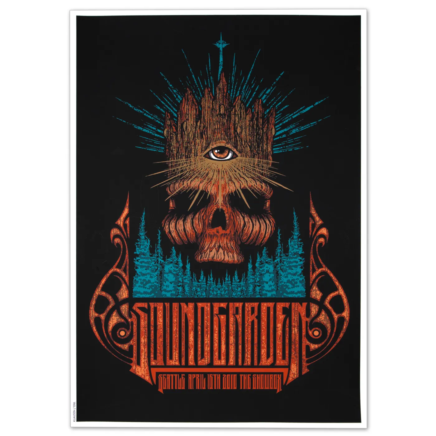 Soundgarden Showbox Seattle 4/16/10 Print