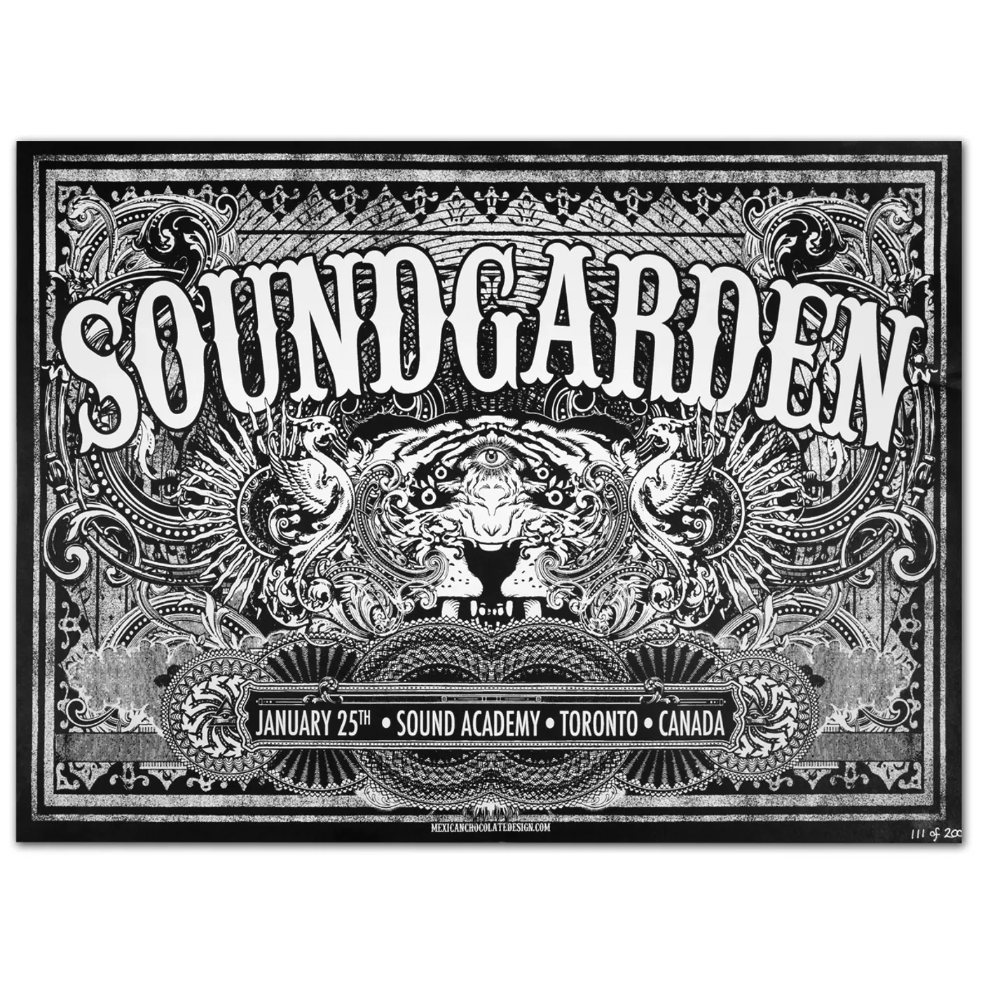 Soundgarden 01/25th Sound Academy Toronto Canada Print