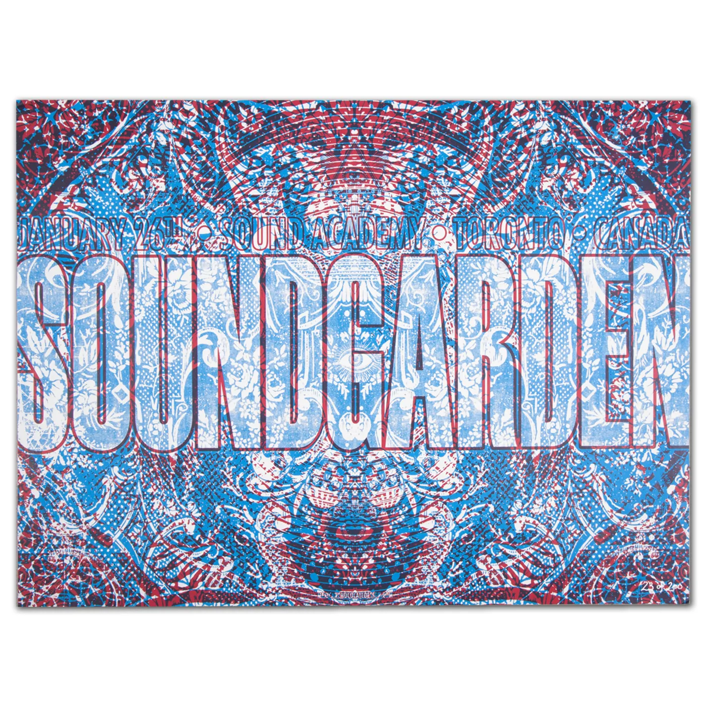 Soundgarden 1/26 Sound Academy Toronto Canada Print