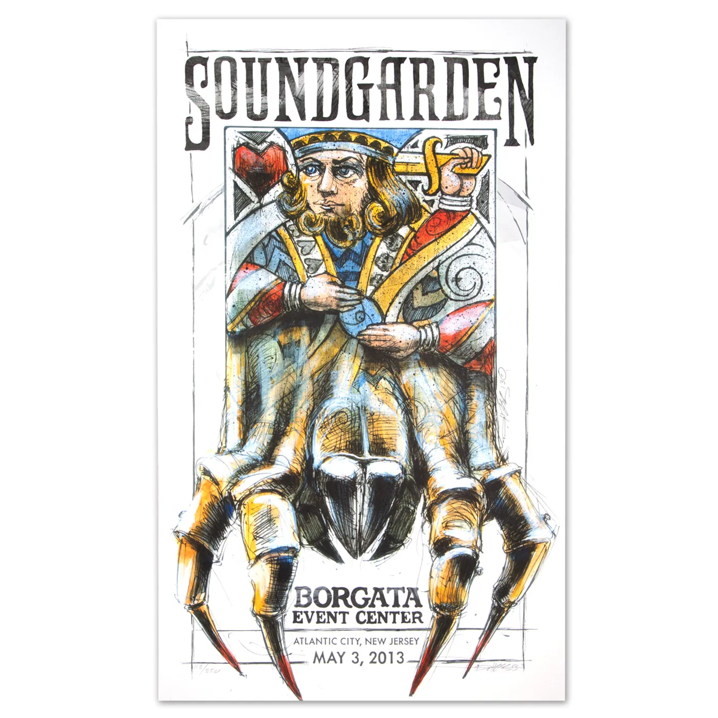 Soundgarden May 3 2013 Atlantic City, NJ Show Print