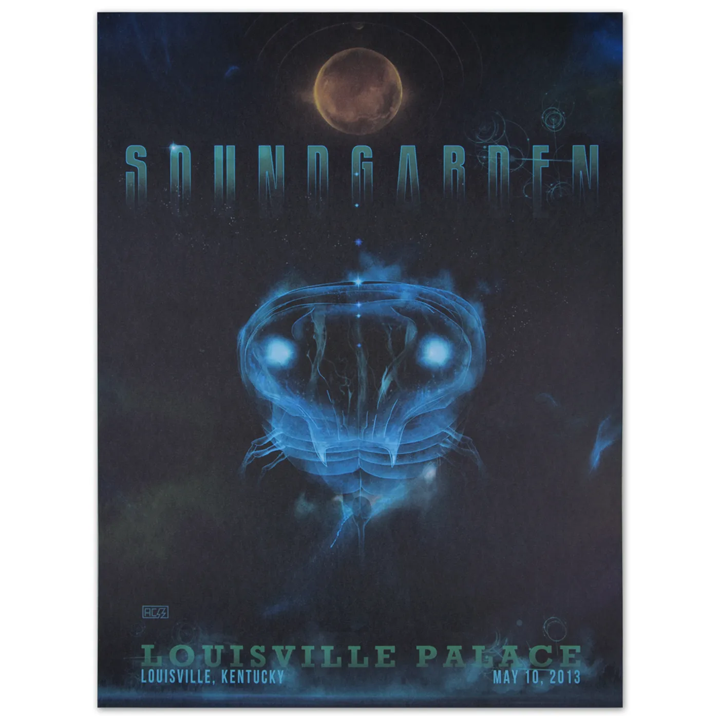 Soundgarden May 10, 2013 Louisville KY Show Print