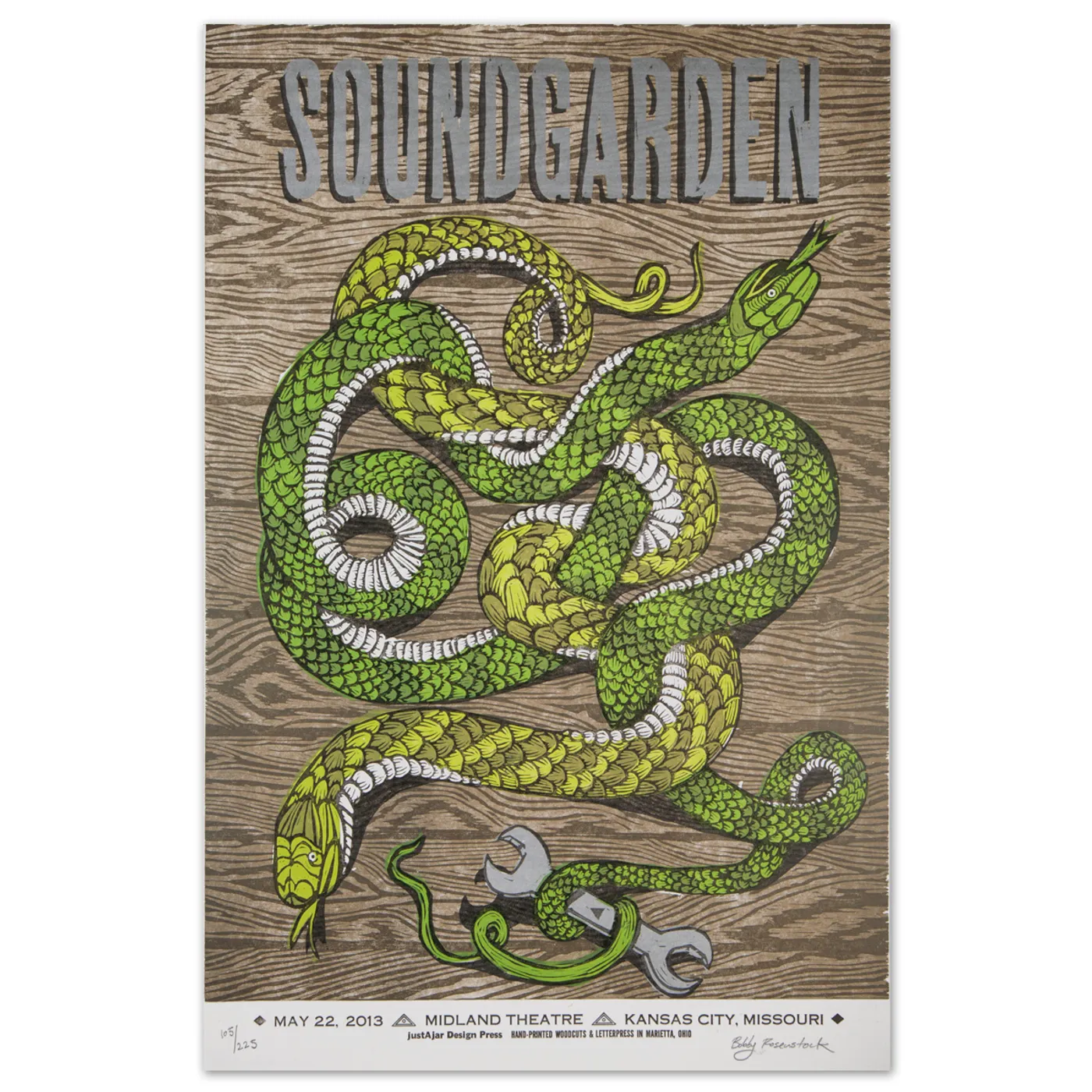 Soundgarden May 22, 2013 Kansas City, MO Show Print