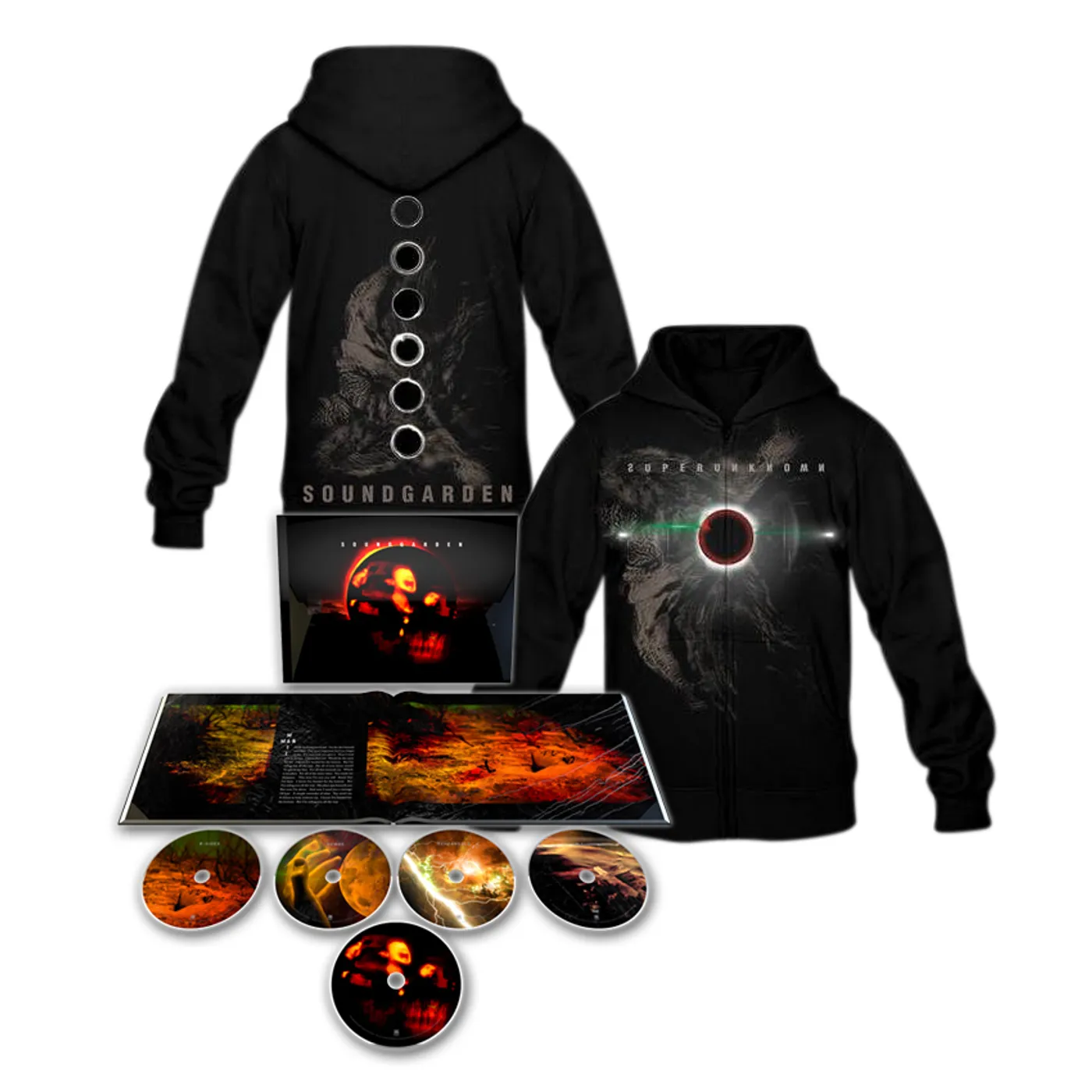 Soundgarden Superunknown Super Deluxe CD Set/Hoodie Bundle 
