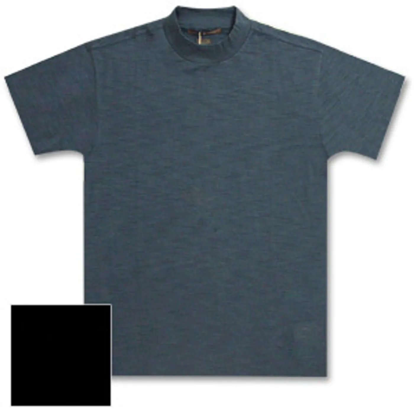 Tiger Woods Thick Thin Shirt-Sleeve Mock Shirt