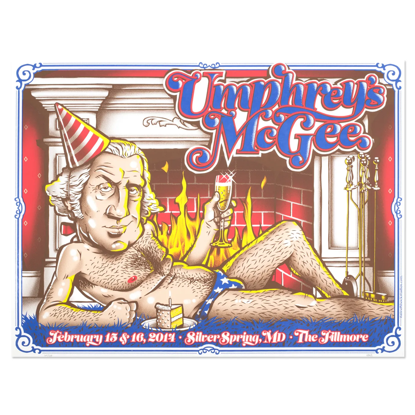 Umphrey's McGee UM Silver Spring 2014 Poster