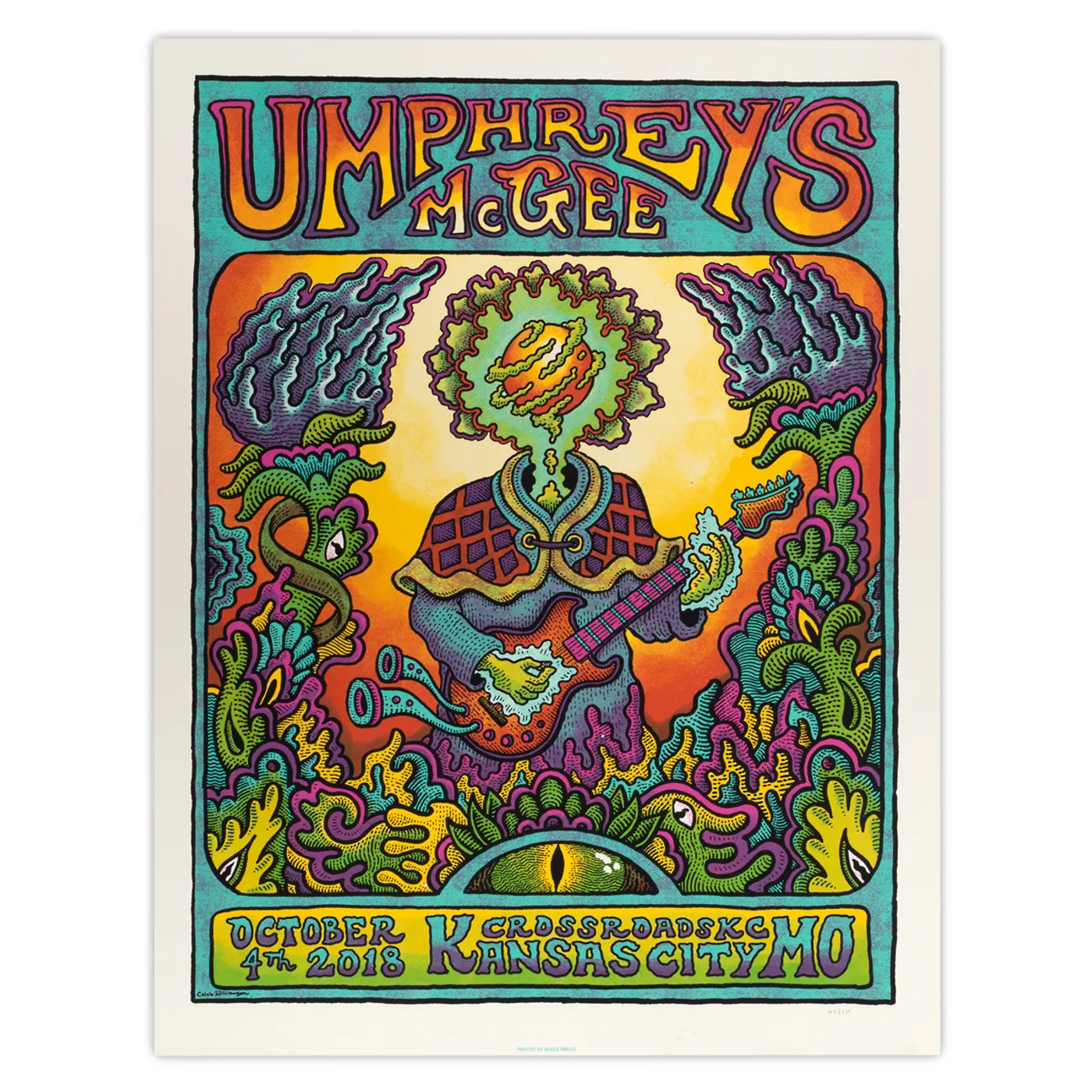 Umphrey's McGee KC Crossroads Kansas City 2018 Poster
