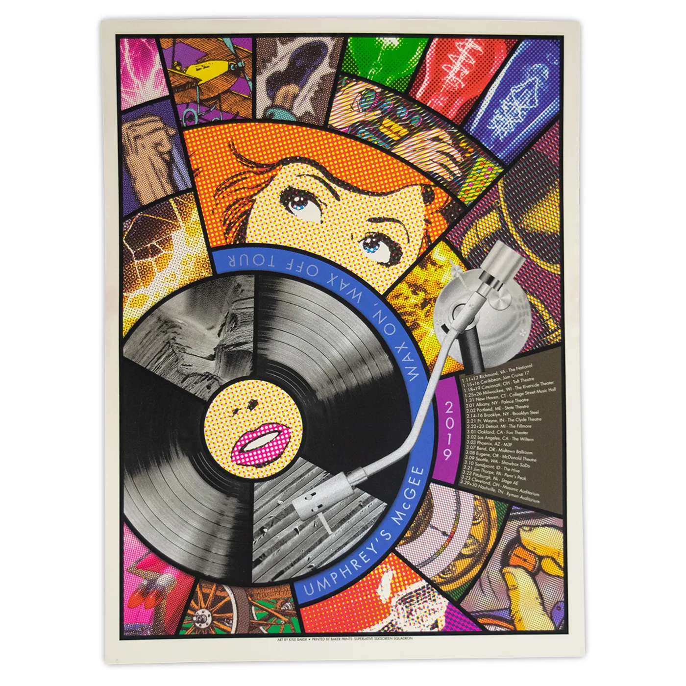 Umphrey's McGee Winter Tour 2019 by Baker Prints