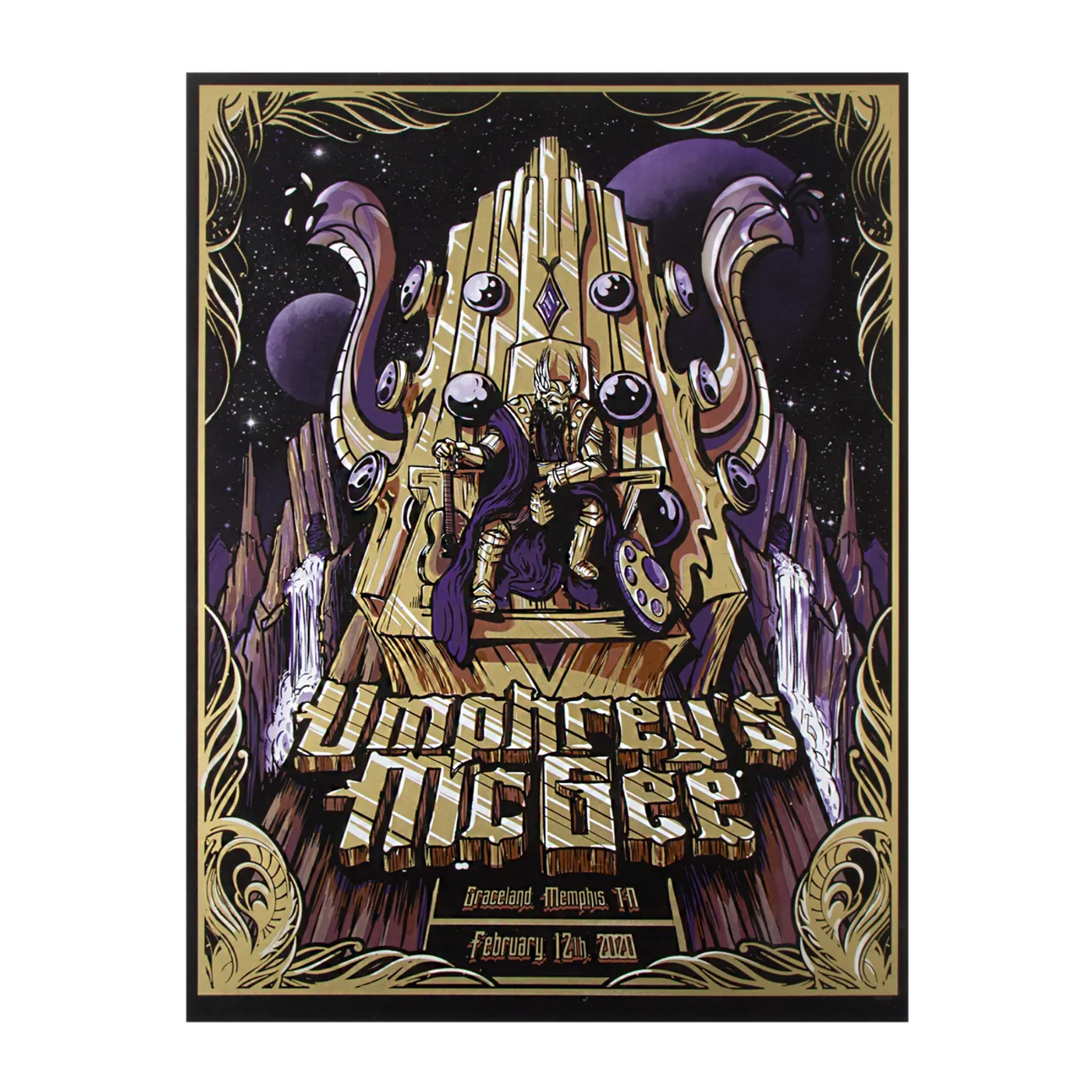 Umphrey's McGee Mark Serlo Graceland Soundstage Tennessee Poster