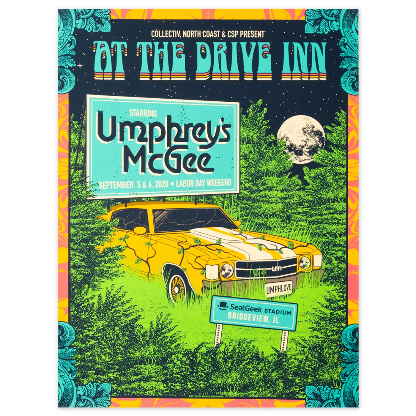 Umphrey's McGee Status Serigraph Event Poster