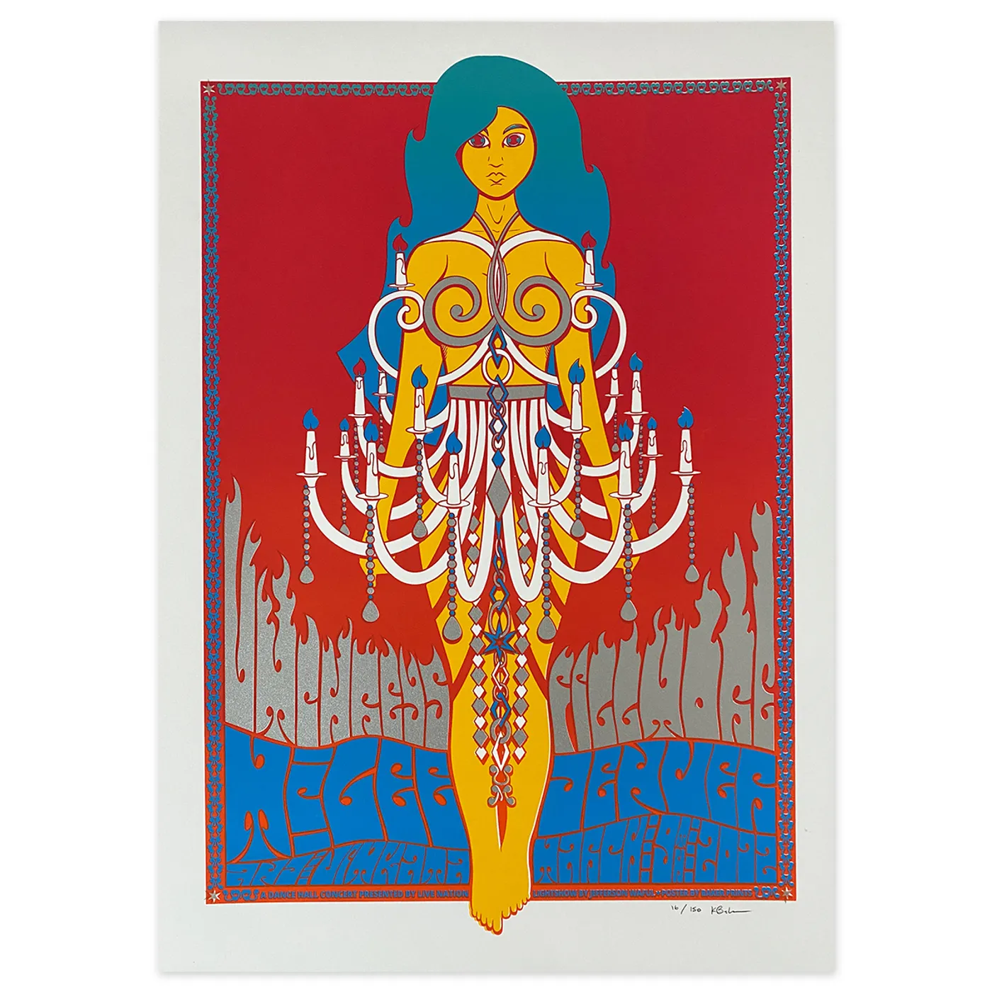 Umphrey's McGee Fillmore Denver 2012 by Baker Prints