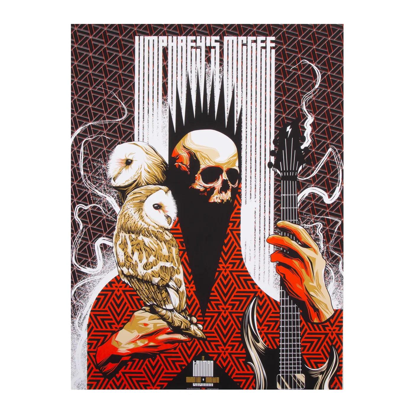 Umphrey's McGee Kansas City Print by Ryan Guimond 11/11/2021