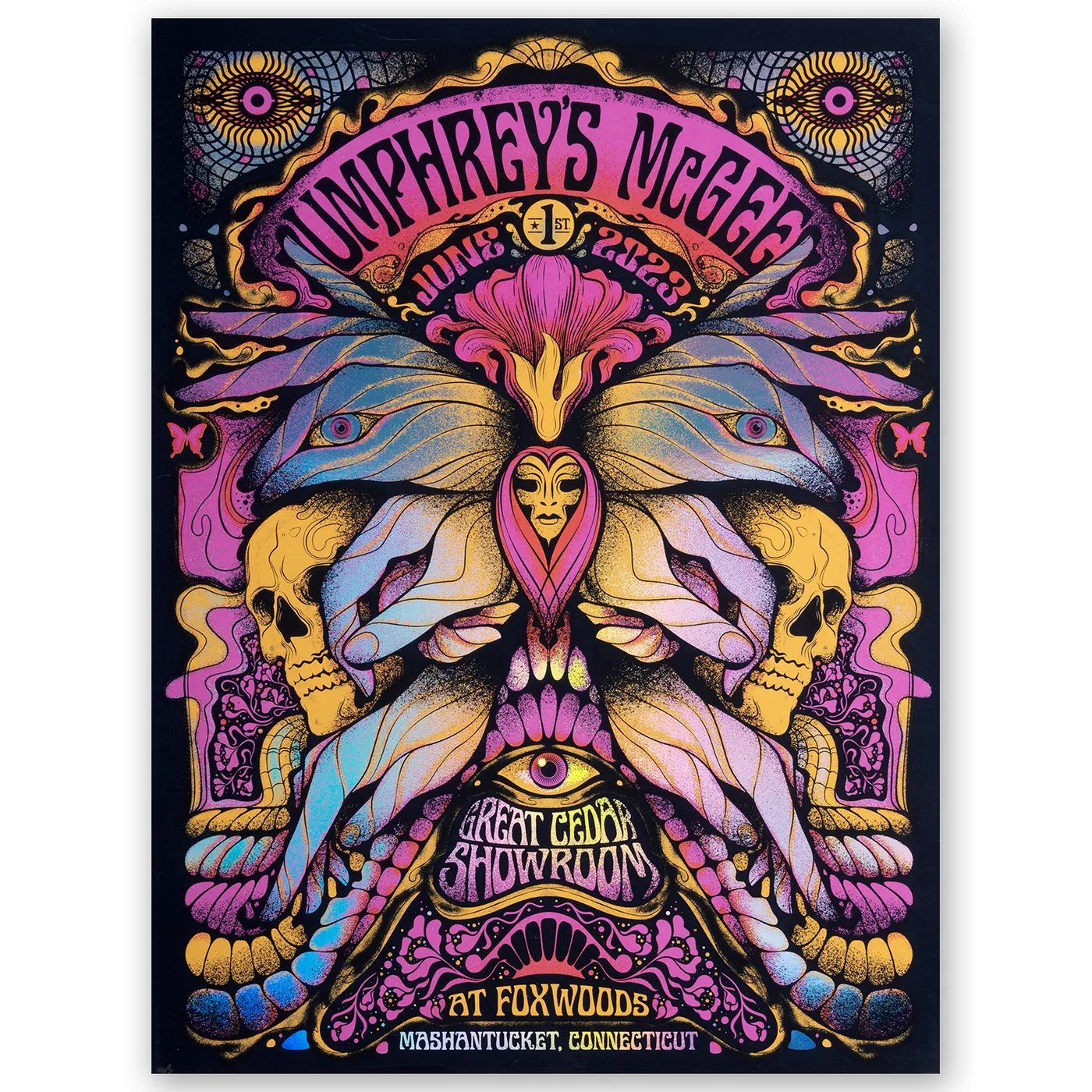 Umphrey's McGee Mashantucket, CT 2023 Foil Poster by Delicious Design League