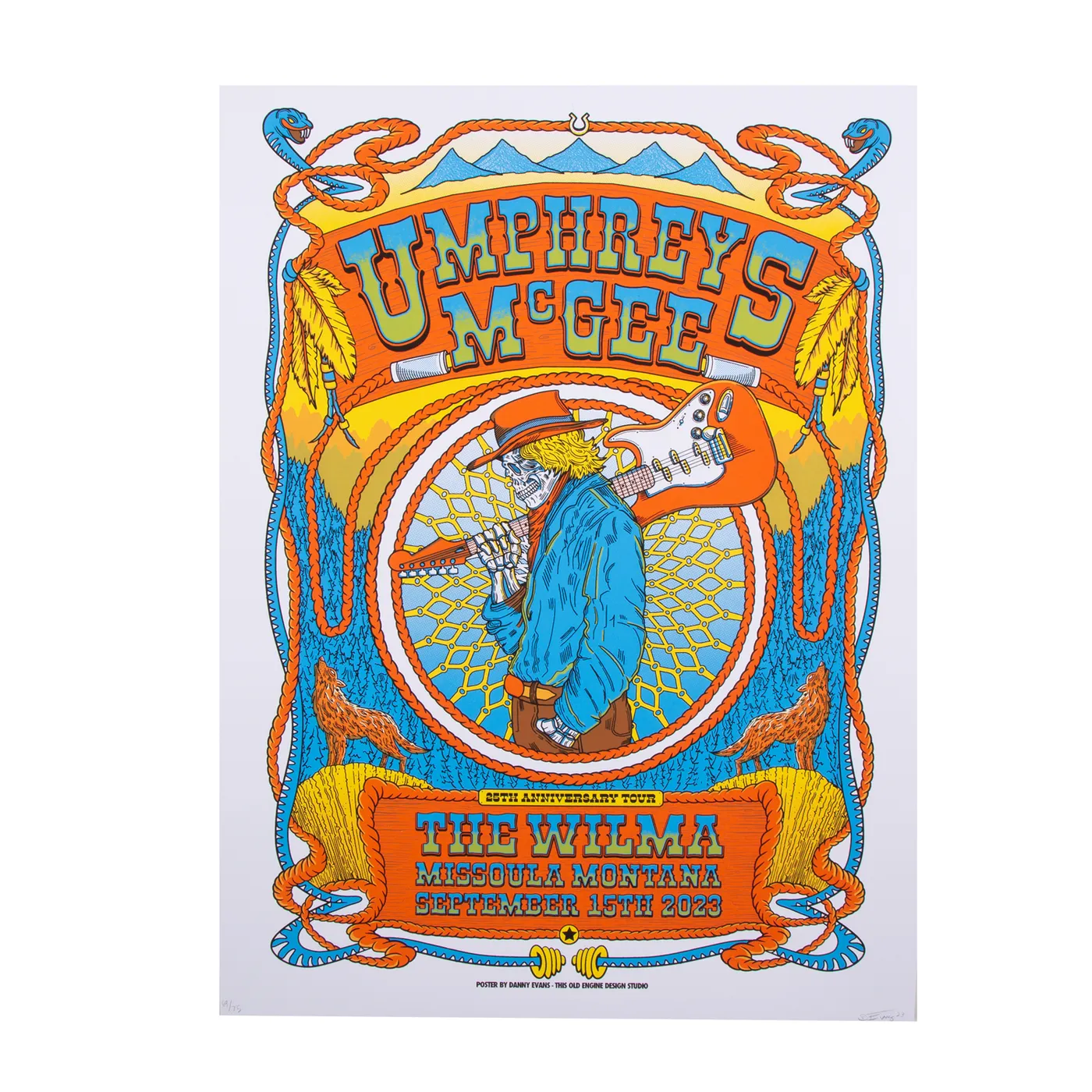 Umphrey's McGee Missoula, MT 2023 Poster by This Old Engine