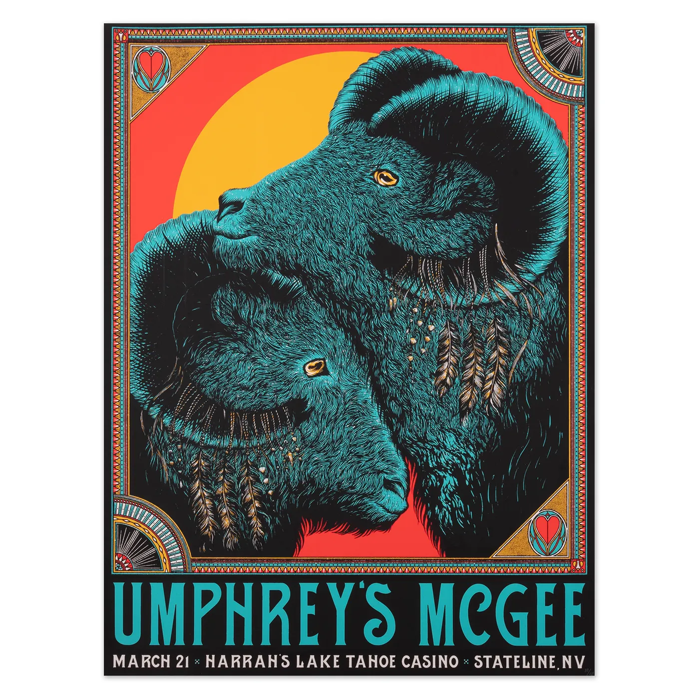 Umphrey's McGee Stateline, NV 2024 Poster by Christian Taylor