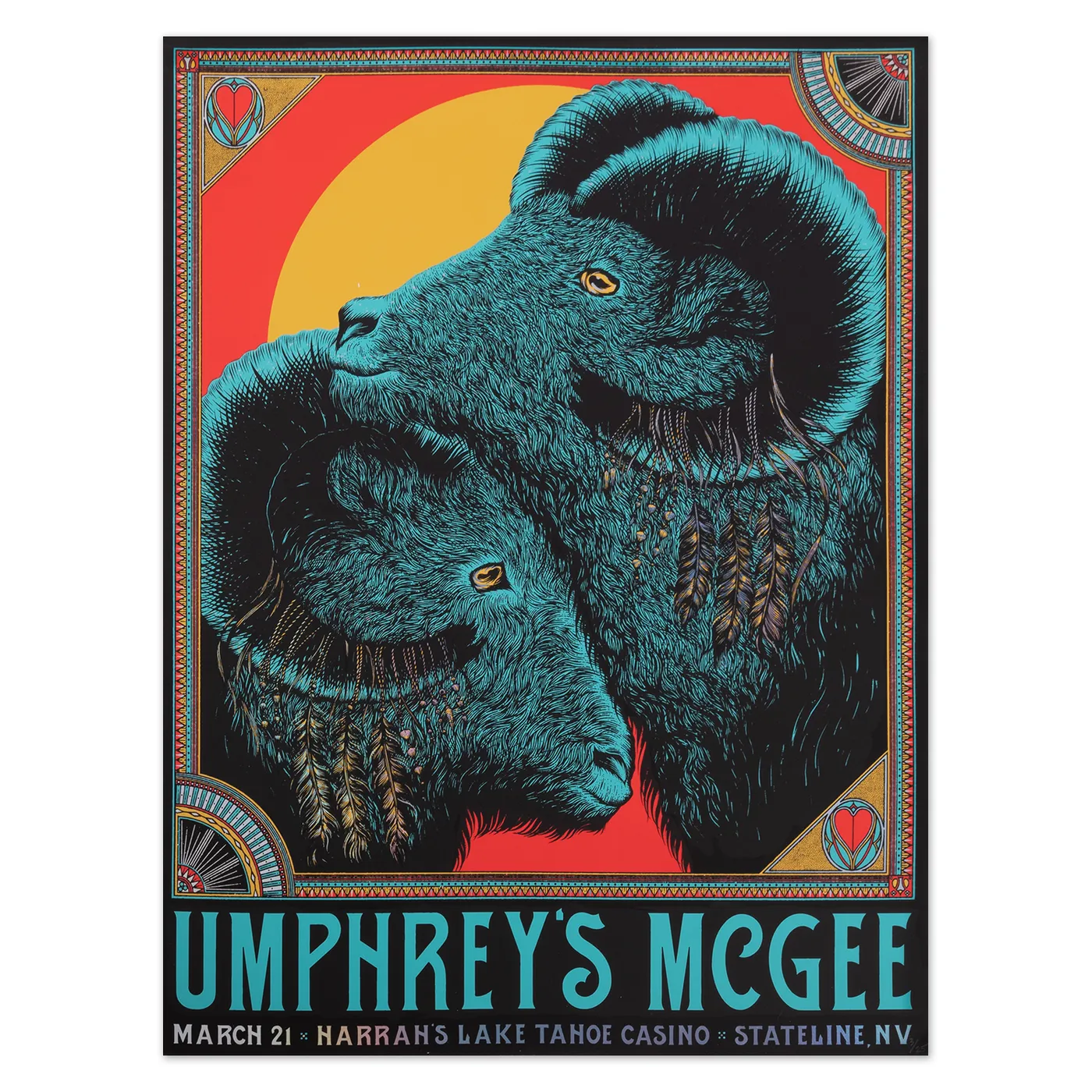 Umphrey's McGee Stateline, NV 2024 Poster by Christian Taylor