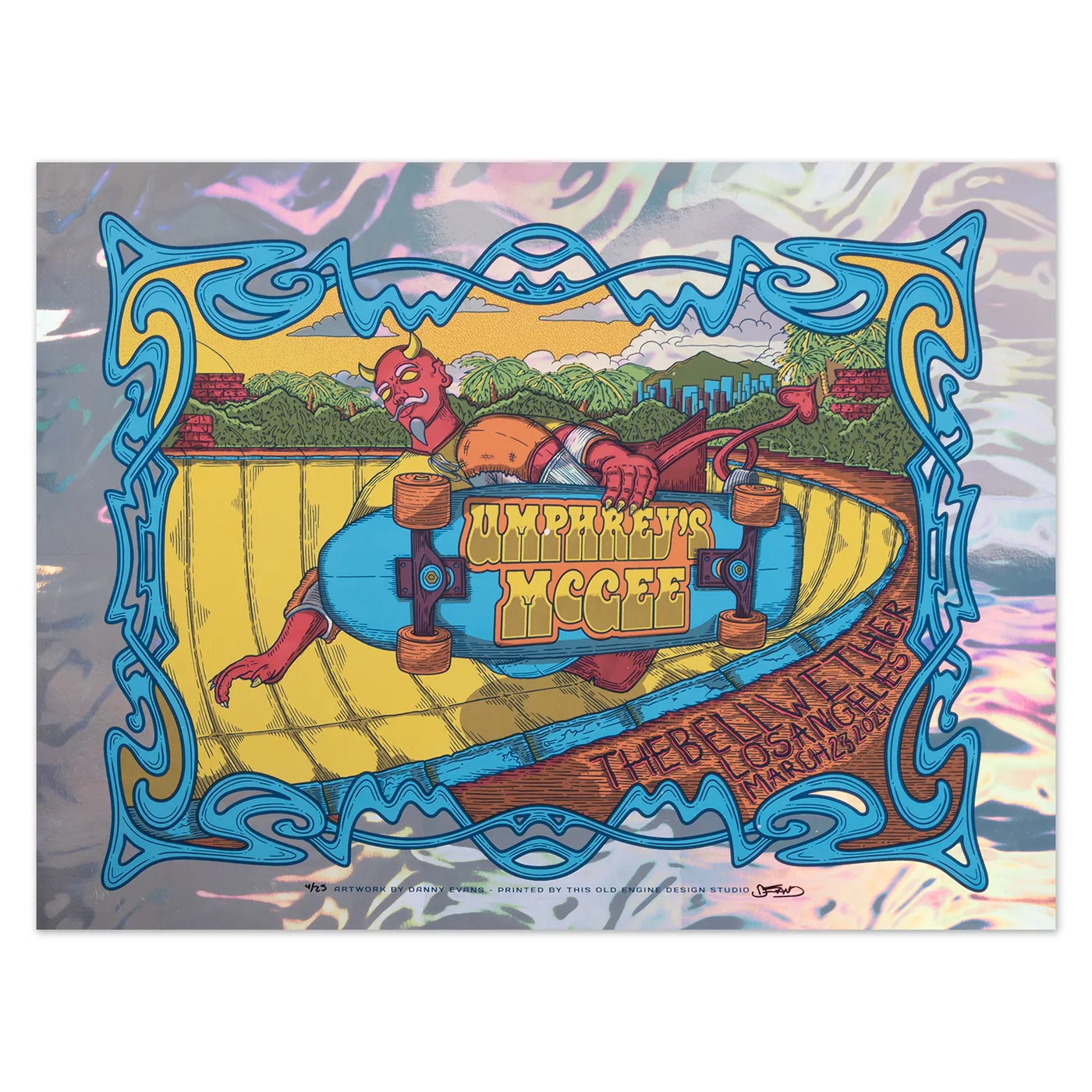 Umphrey's McGee Los Angeles, CA 2024 Poster by This Old Engine