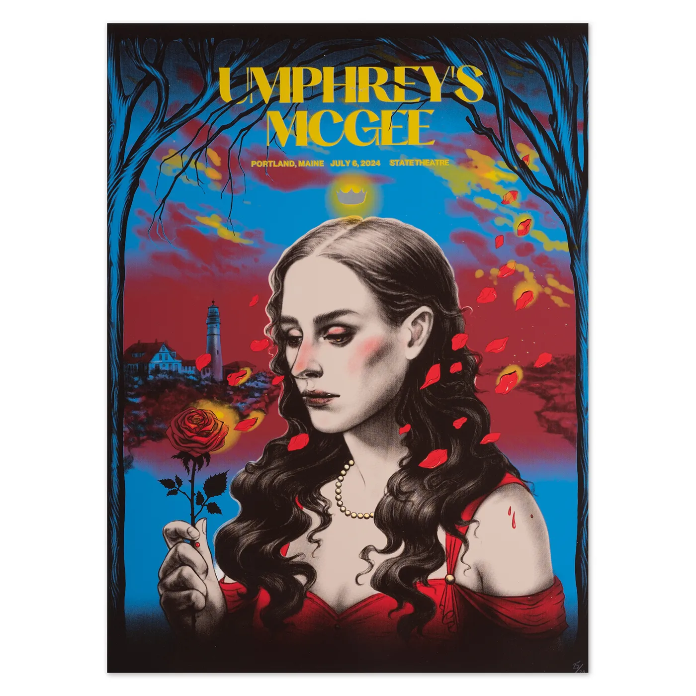 Umphrey's McGee Portland, ME 2024 Poster by Little Room Agency