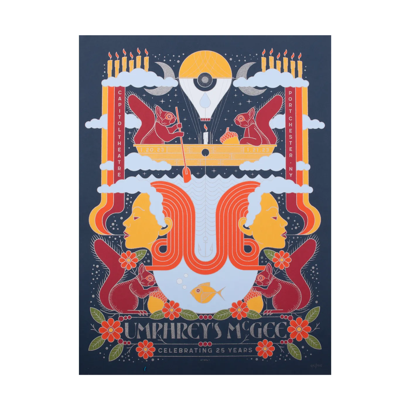 Umphrey's McGee Brian Steely Port Chester Poster