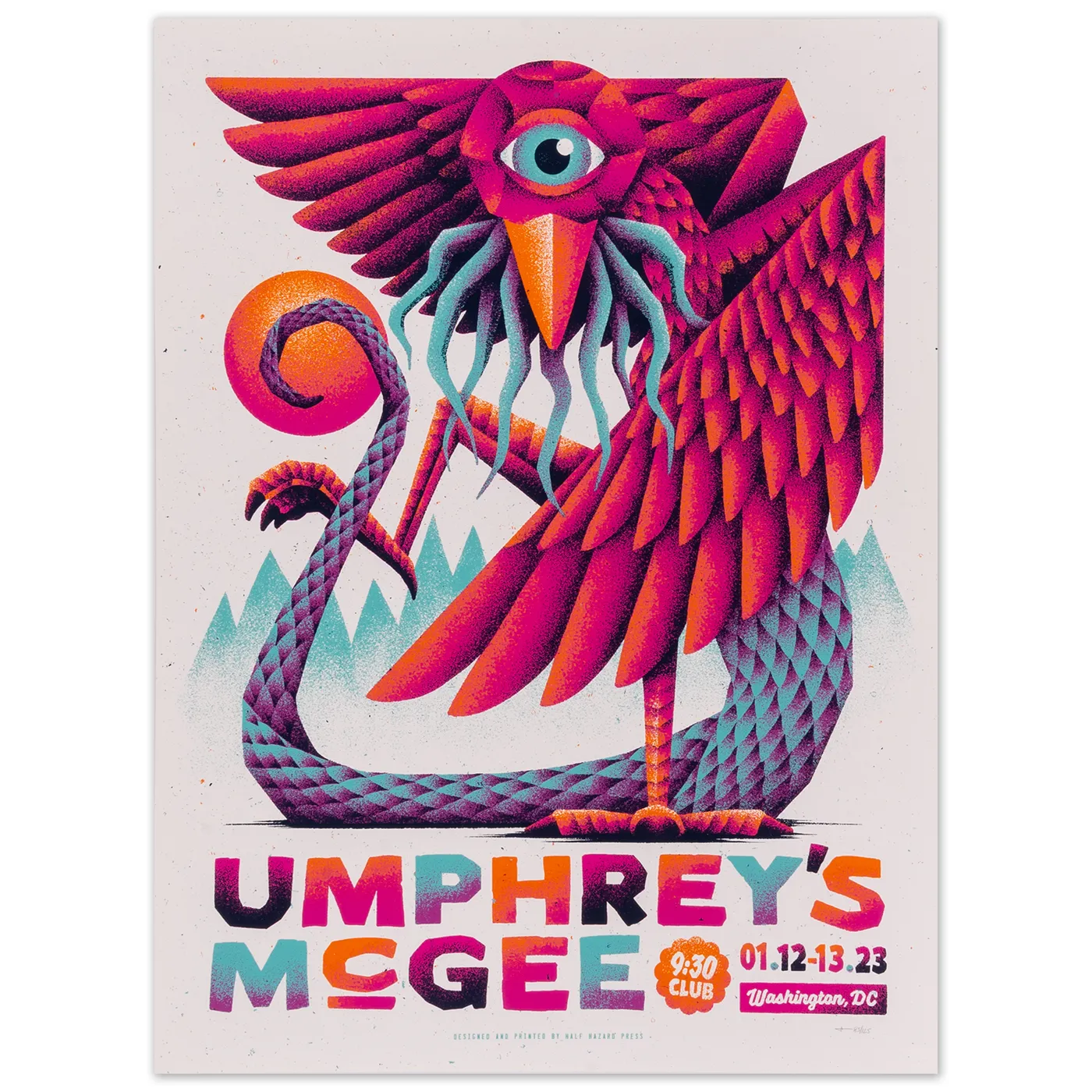 Umphrey's McGee Washington D.C. 2023 Poster