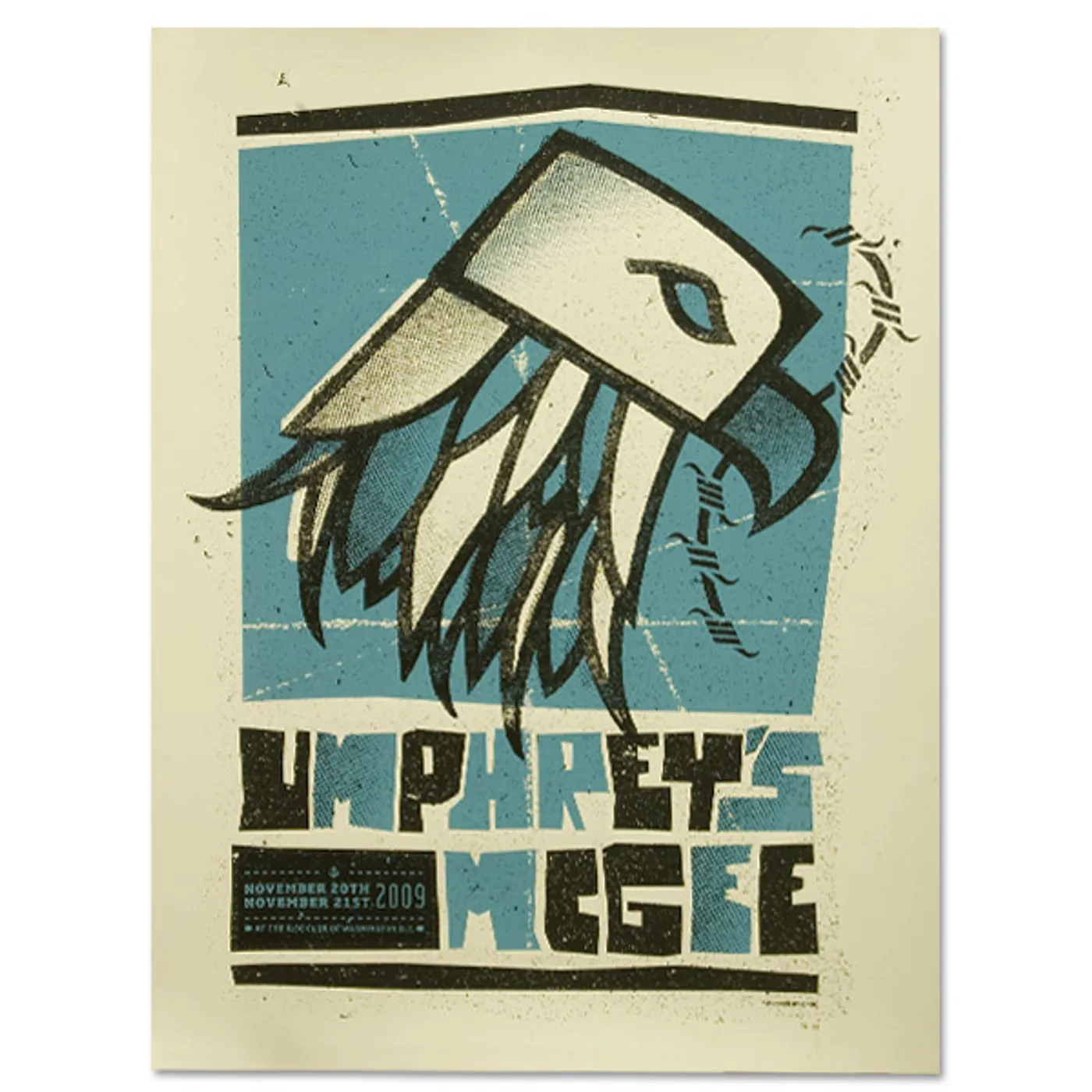 Umphrey's McGee 11/20 - 11/21/09 Washington, DC Event Poster