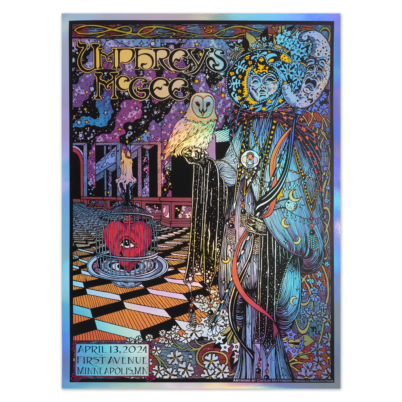 Umphrey's McGee Minneapolis, MN 2024 Night Two Poster by Caitlin Mattison