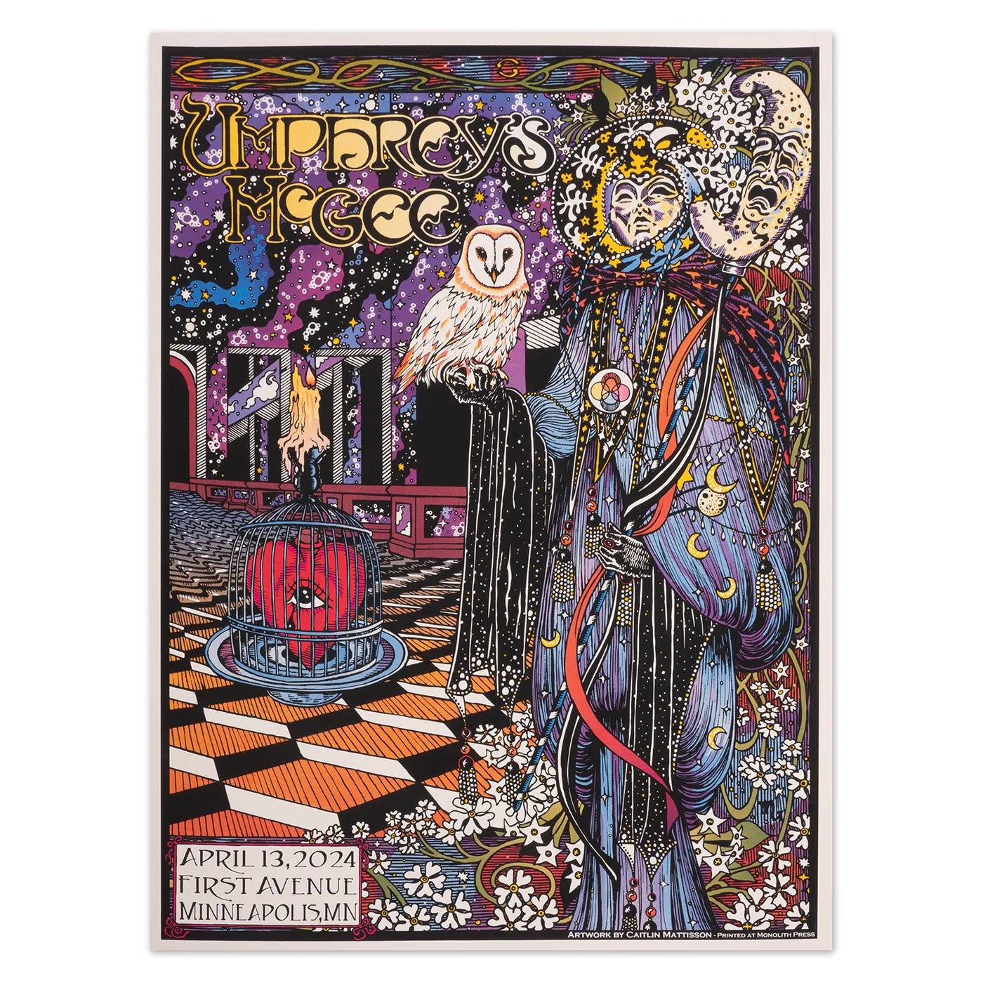 Umphrey's McGee Minneapolis, MN 2024 Night Two Poster by Caitlin Mattison