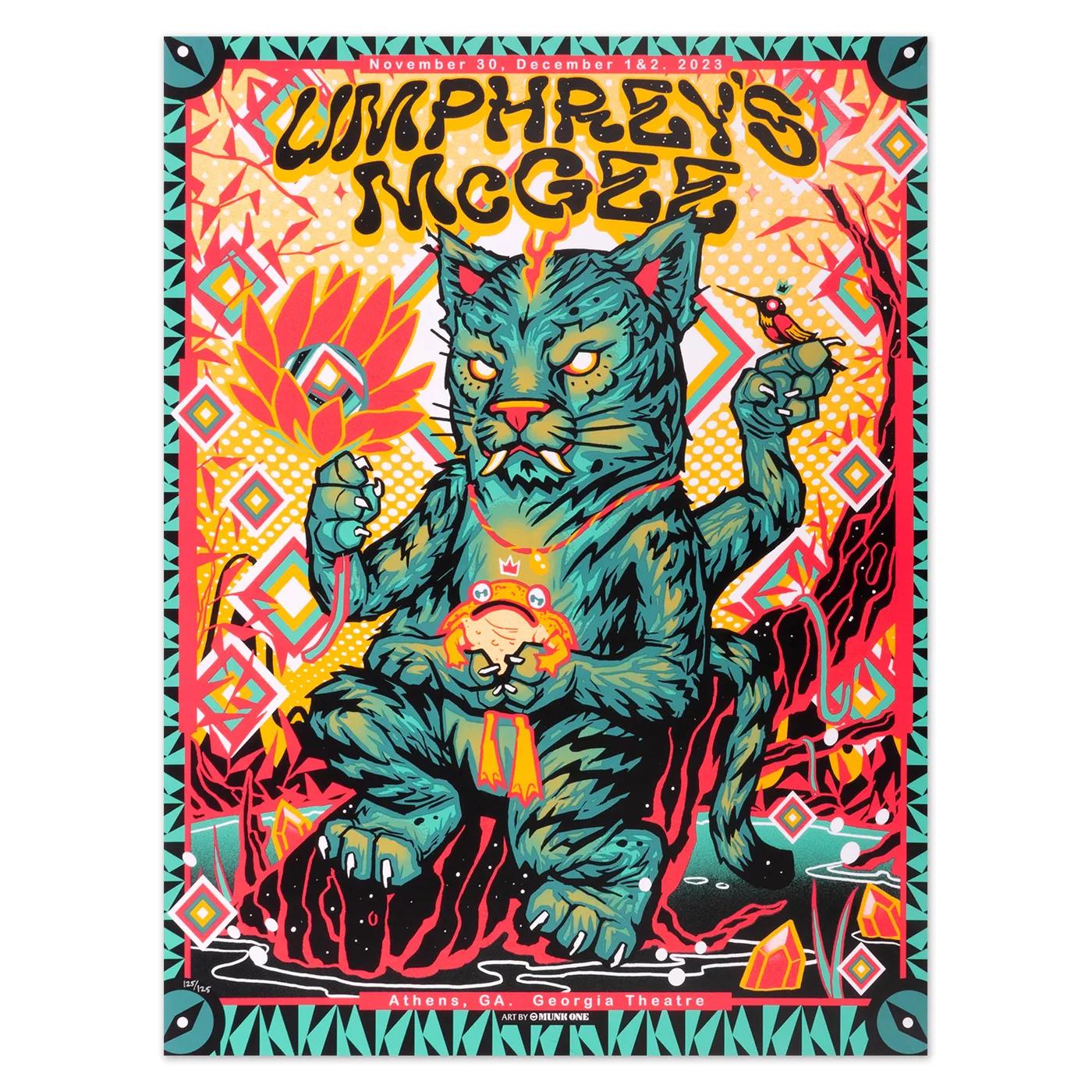 Umphrey's McGee Athens, GA 2023 Poster