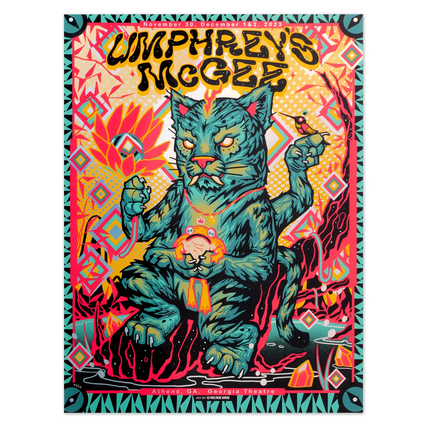 Umphrey's McGee Athens, GA 2023 Poster