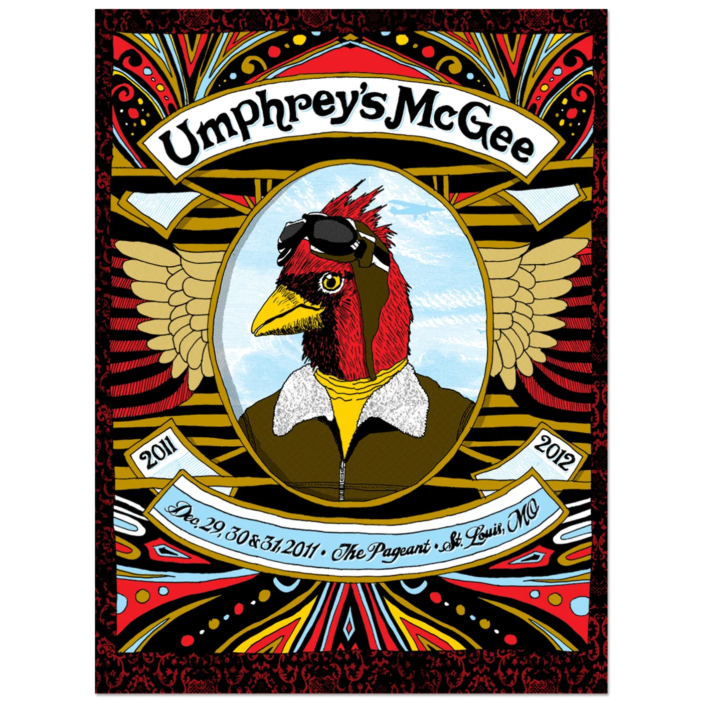 Umphrey's Mcgee NYE 2011/2012 Poster
