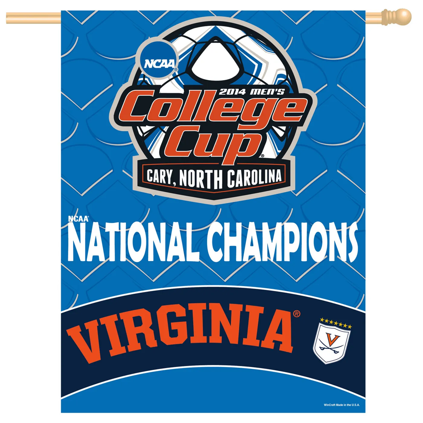 UVA Athletics Men's Soccer NCAA Champions Banner