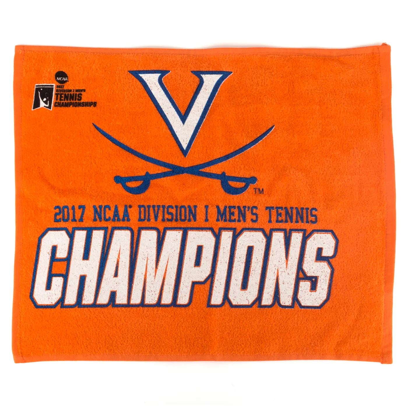 UVA Athletics University of Virginia 2017 NCAA Men's Tennis Champions Towel