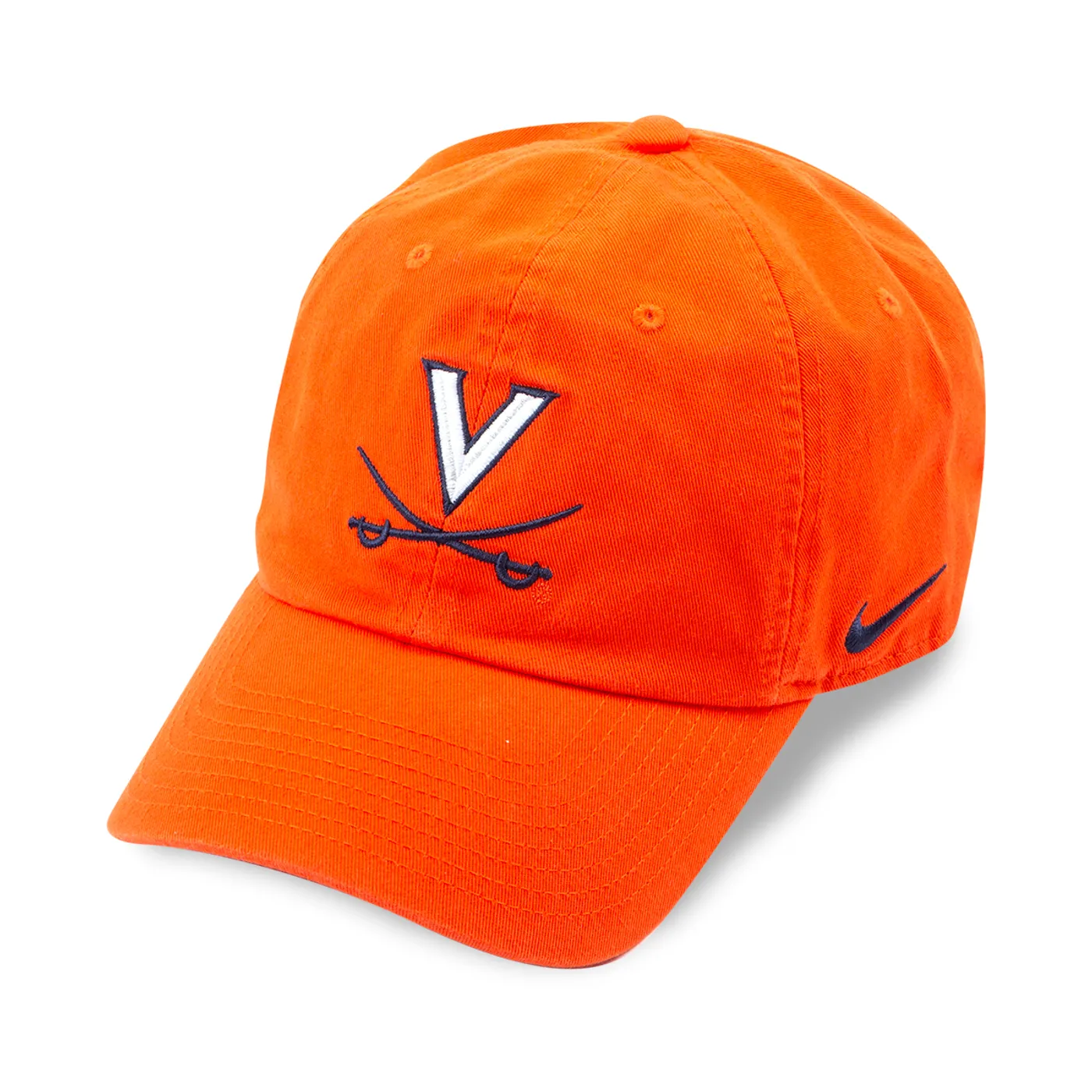 UVA Athletics University of Virginia 2021 Heritage86 Nike Adjustable Orange Hat