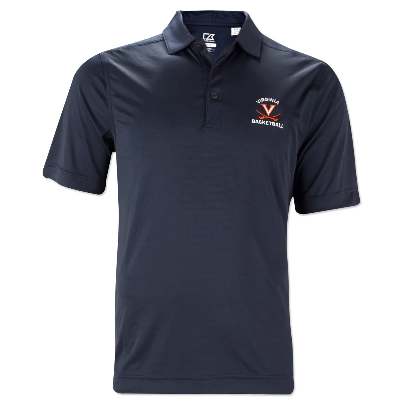 UVA Athletics Cutter & Buck Classic Drytec Basketball Polo