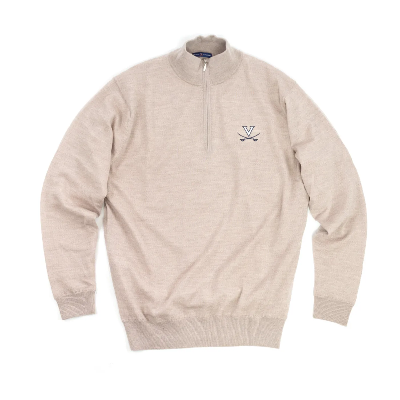 UVA Athletics University of Virginia MERINO Half-Zip Sweater
