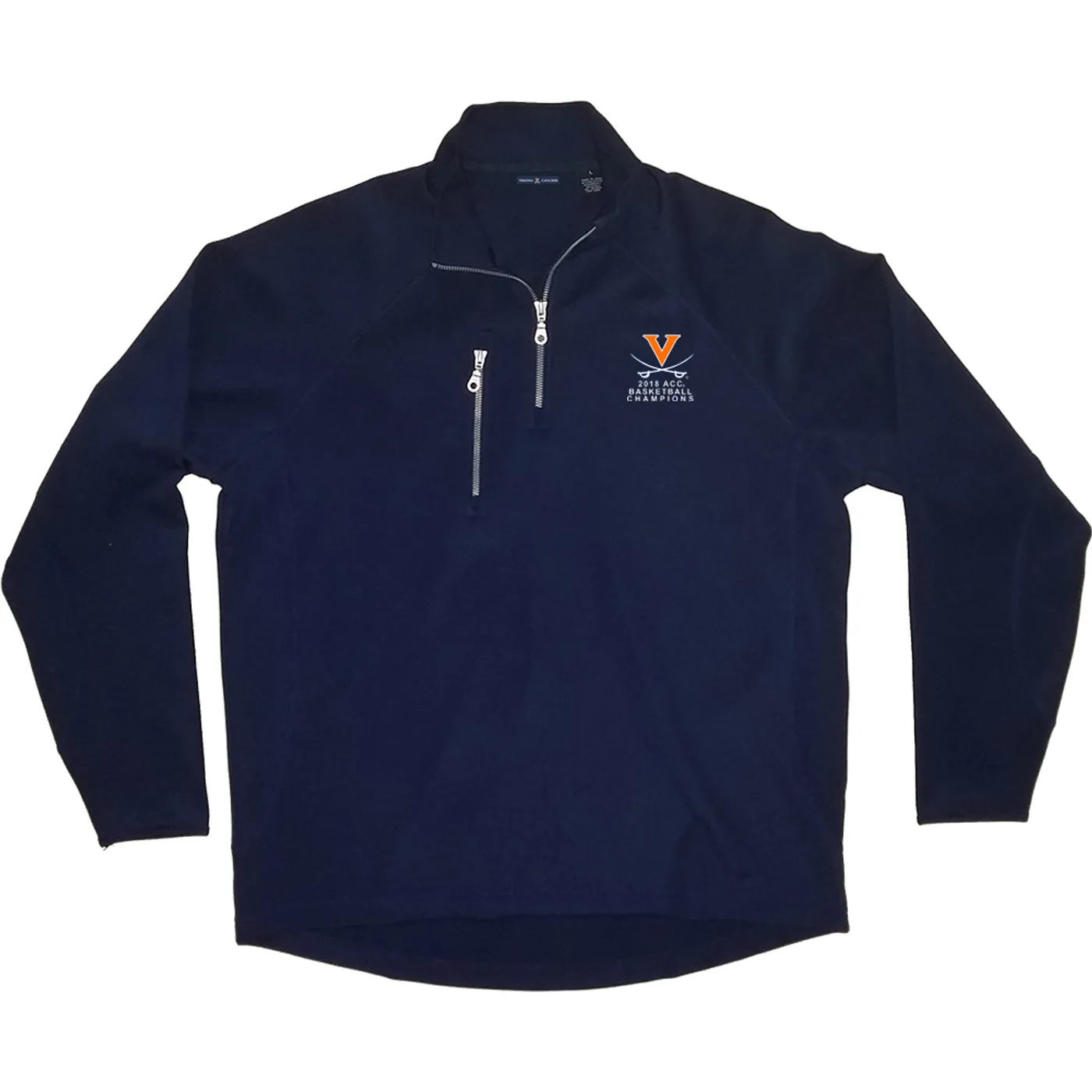 UVA Athletics University of Virginia 2018 ACC Champions AQUATECH Half-Zip Pullover